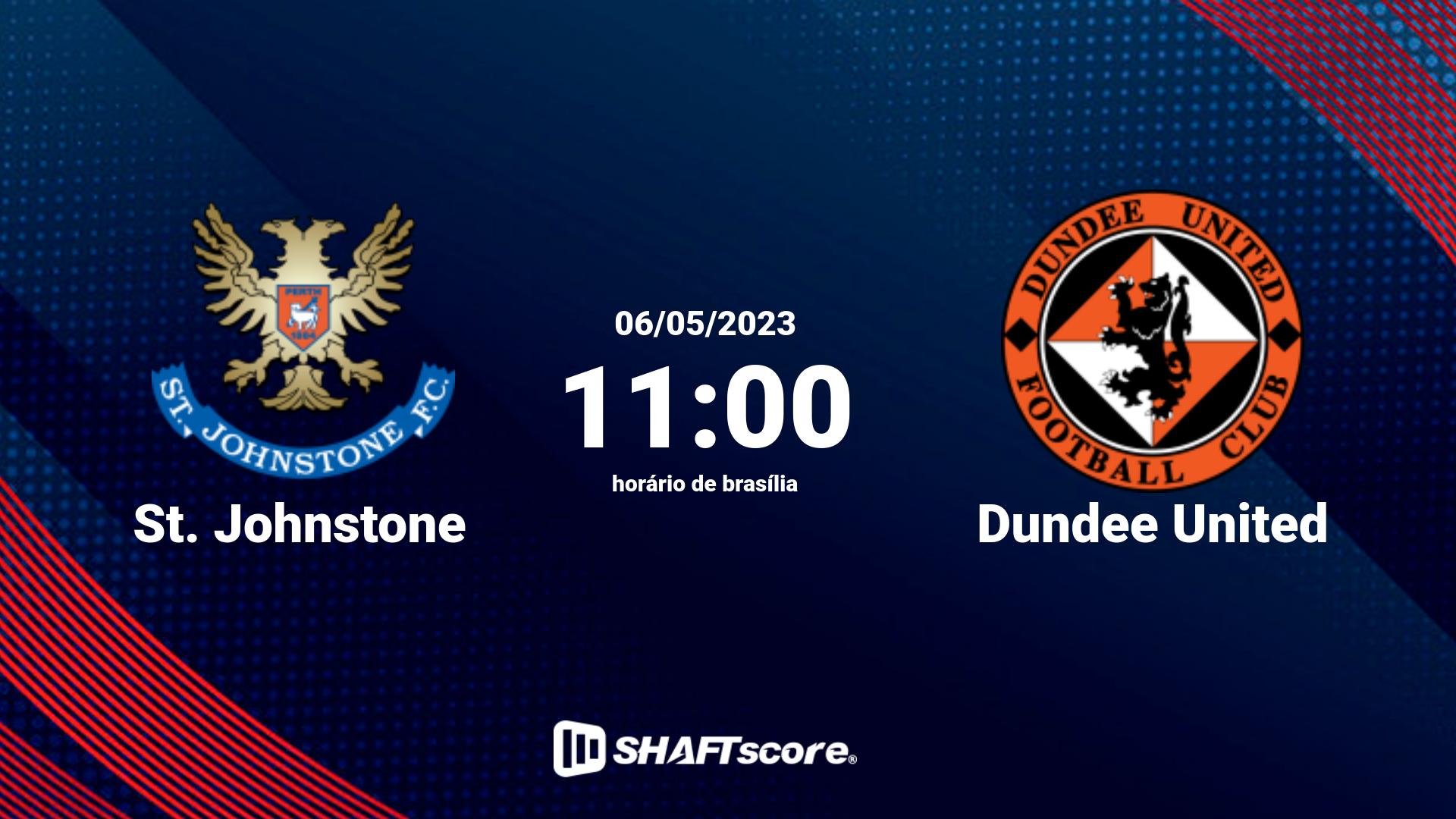 Estatísticas do jogo St. Johnstone vs Dundee United 06.05 11:00