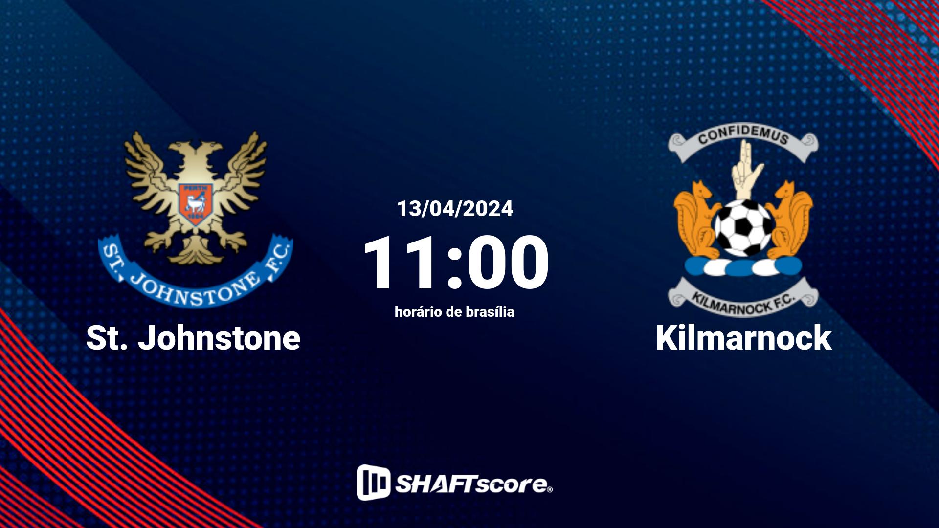 Estatísticas do jogo St. Johnstone vs Kilmarnock 13.04 11:00