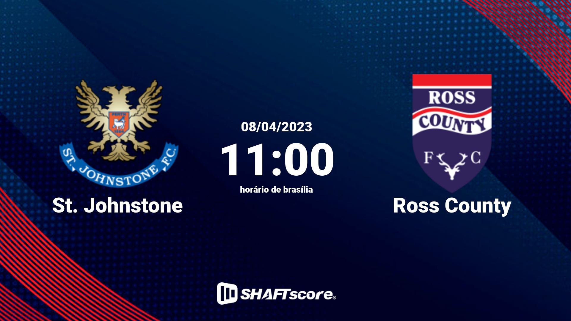 Estatísticas do jogo St. Johnstone vs Ross County 08.04 11:00