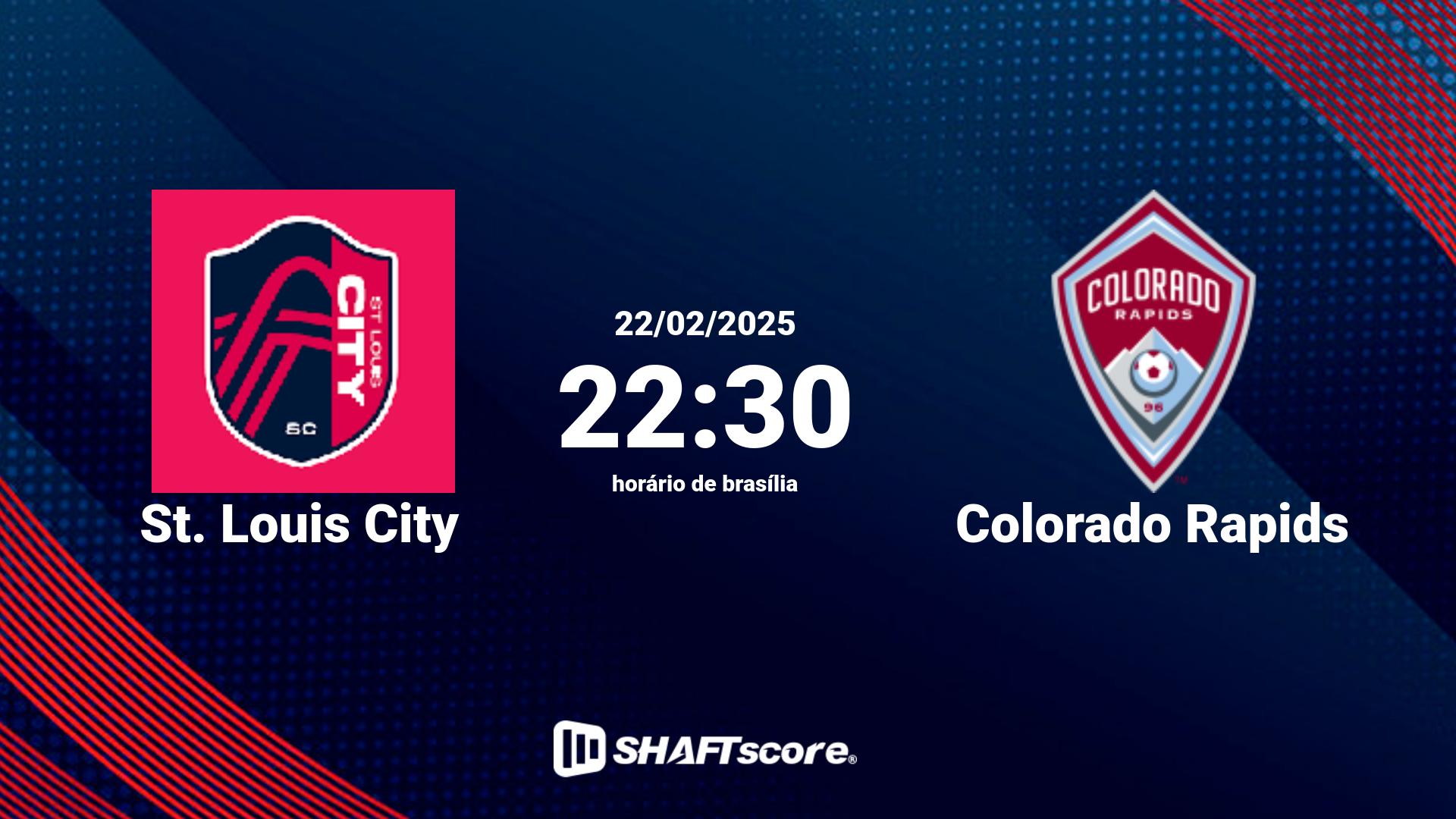 Estatísticas do jogo St. Louis City vs Colorado Rapids 22.02 22:30