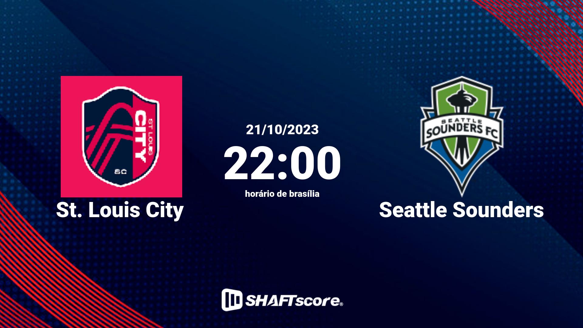 Estatísticas do jogo St. Louis City vs Seattle Sounders 21.10 22:00