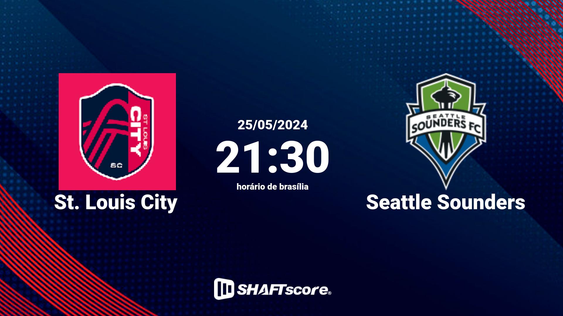 Estatísticas do jogo St. Louis City vs Seattle Sounders 25.05 21:30