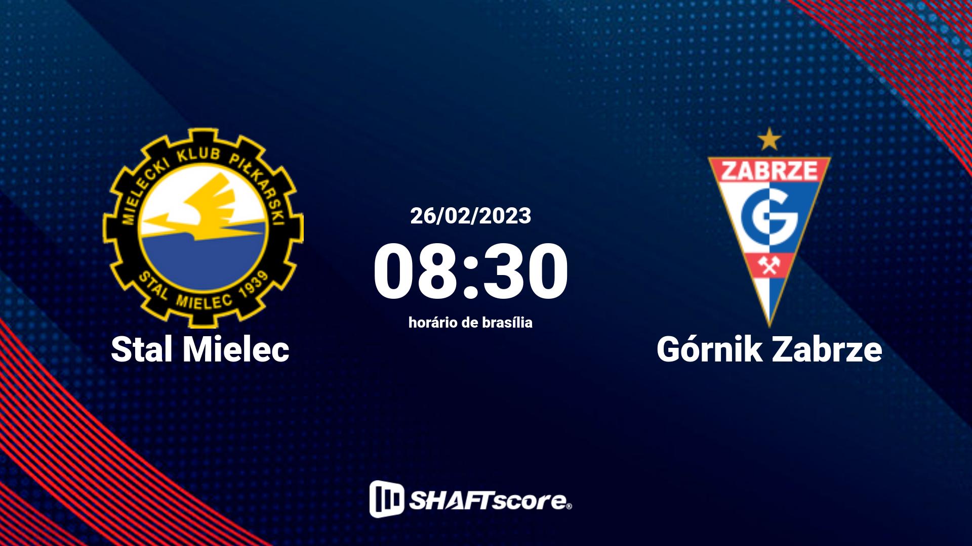 Estatísticas do jogo Stal Mielec vs Górnik Zabrze 26.02 08:30