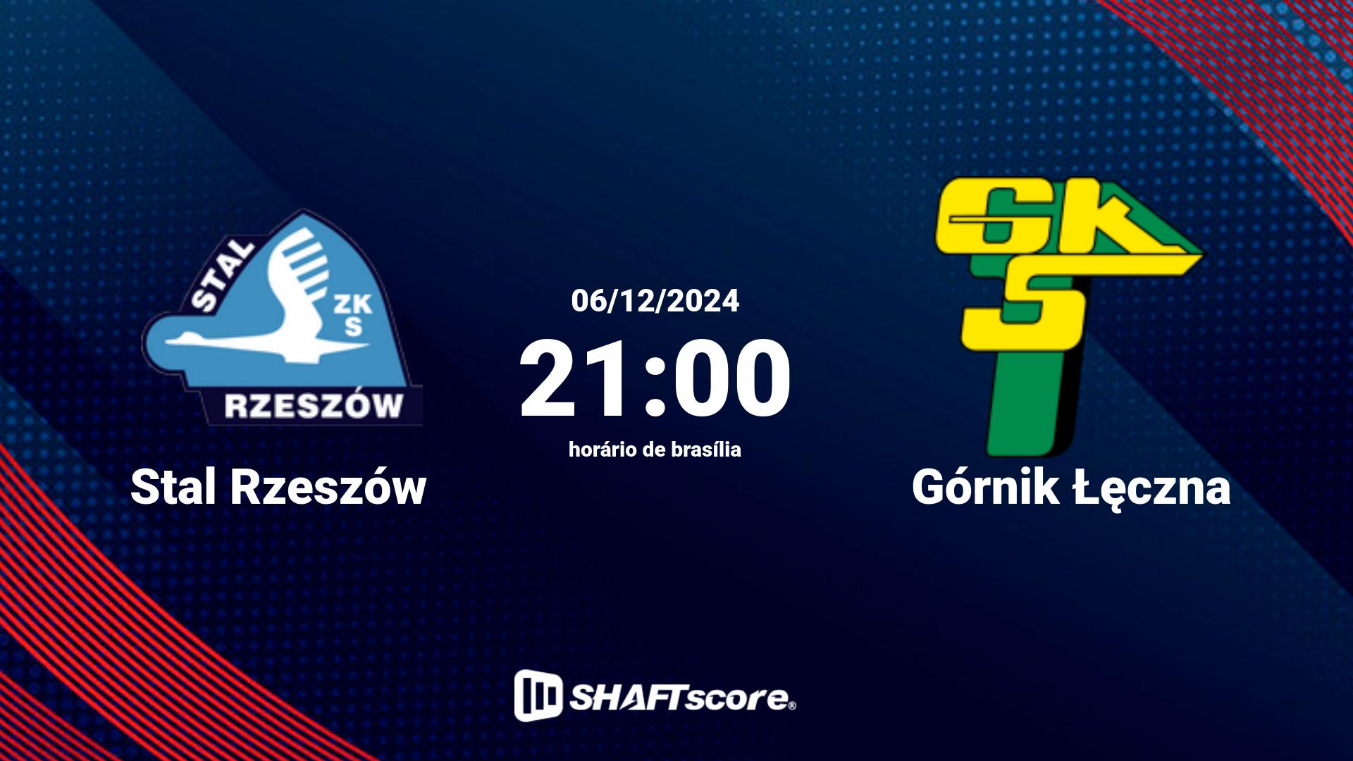 Estatísticas do jogo Stal Rzeszów vs Górnik Łęczna 06.12 21:00