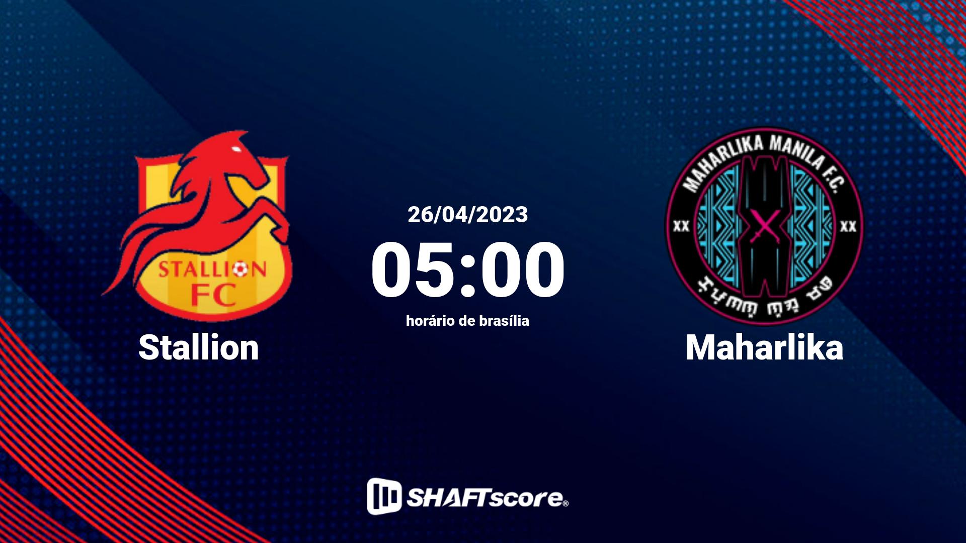 Estatísticas do jogo Stallion vs Maharlika 26.04 05:00