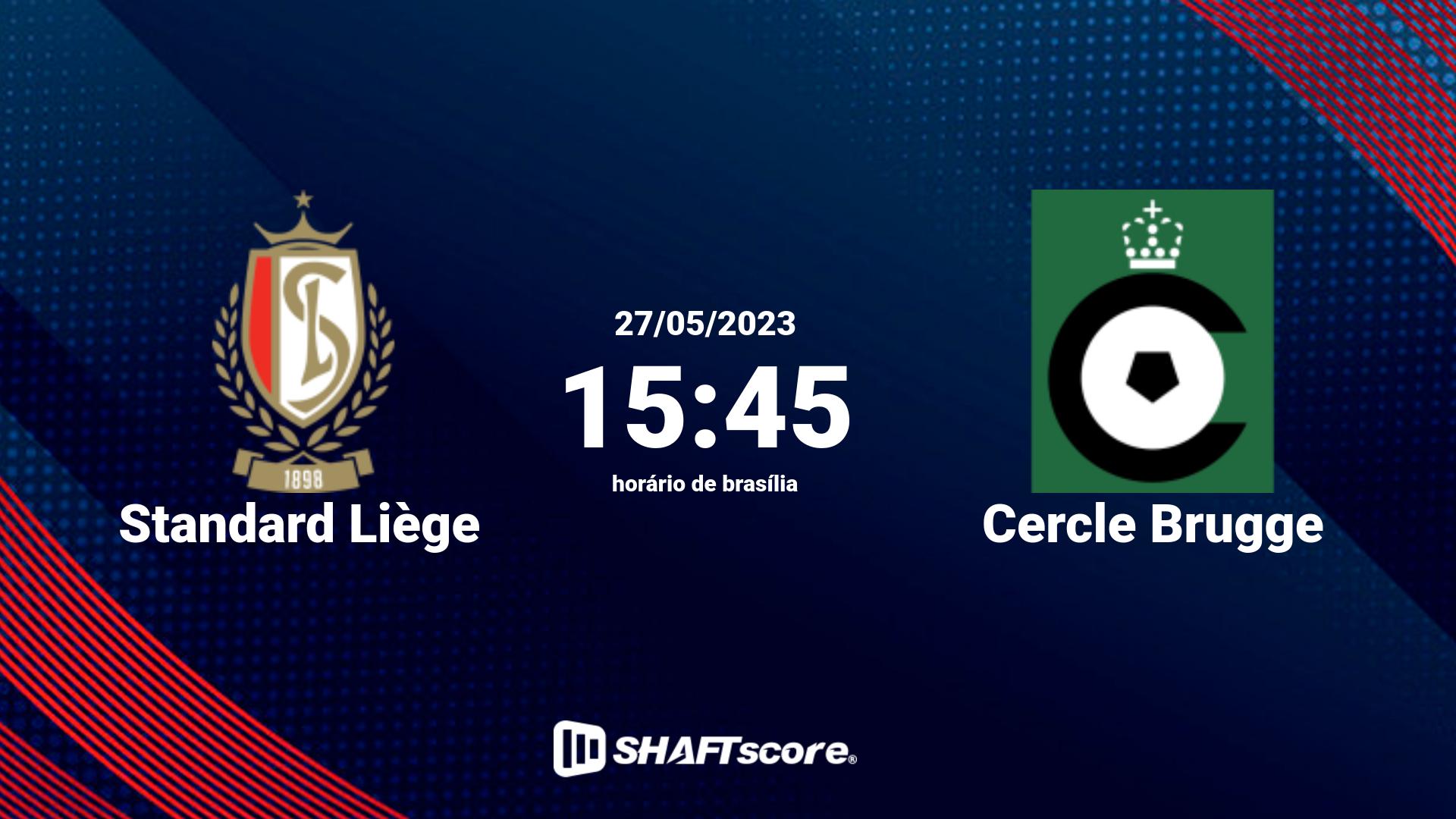 Estatísticas do jogo Standard Liège vs Cercle Brugge 27.05 15:45