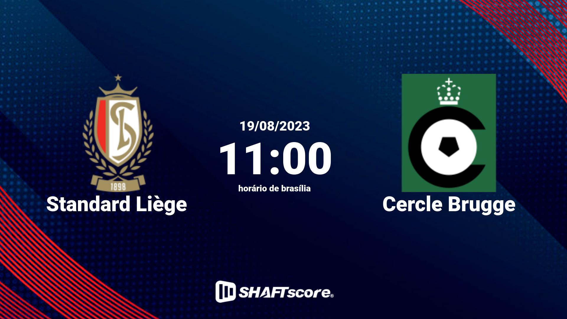 Estatísticas do jogo Standard Liège vs Cercle Brugge 19.08 11:00