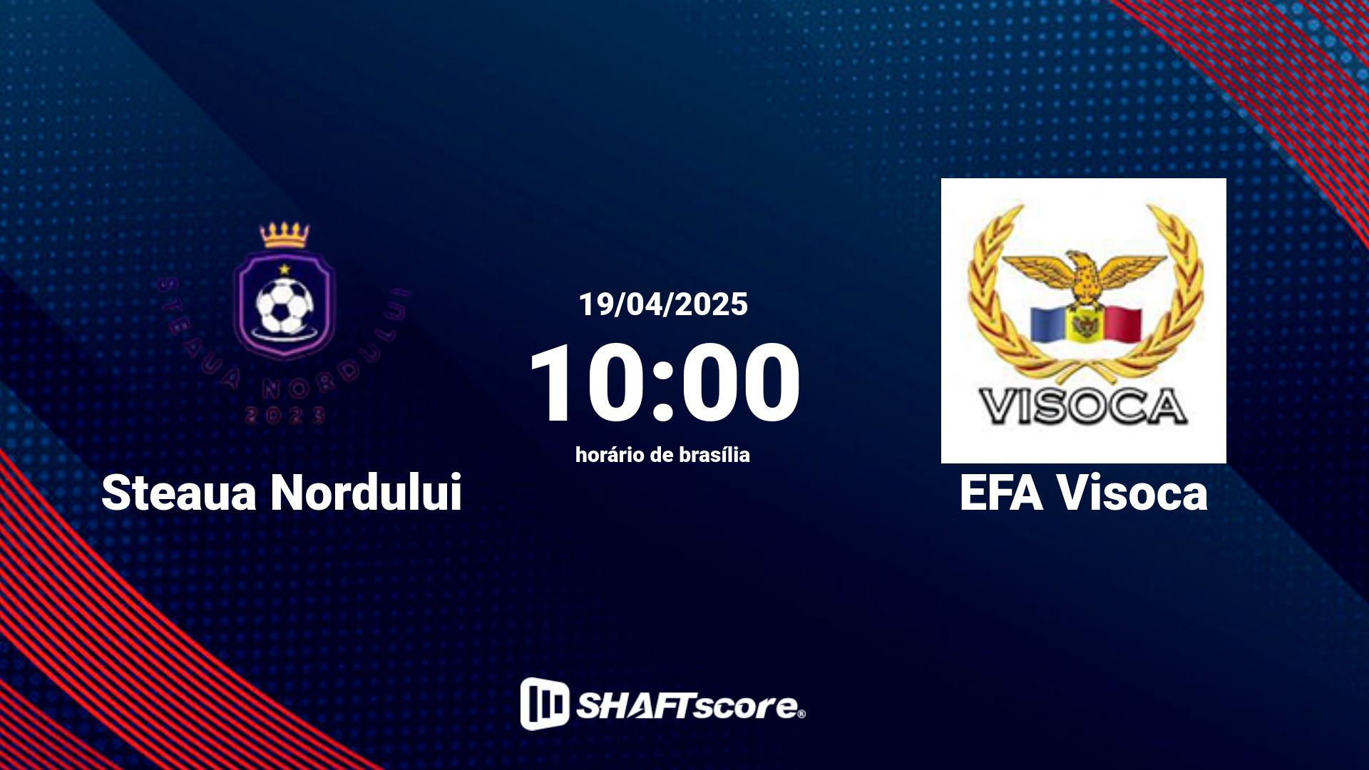 Estatísticas do jogo Steaua Nordului vs EFA Visoca 19.04 10:00