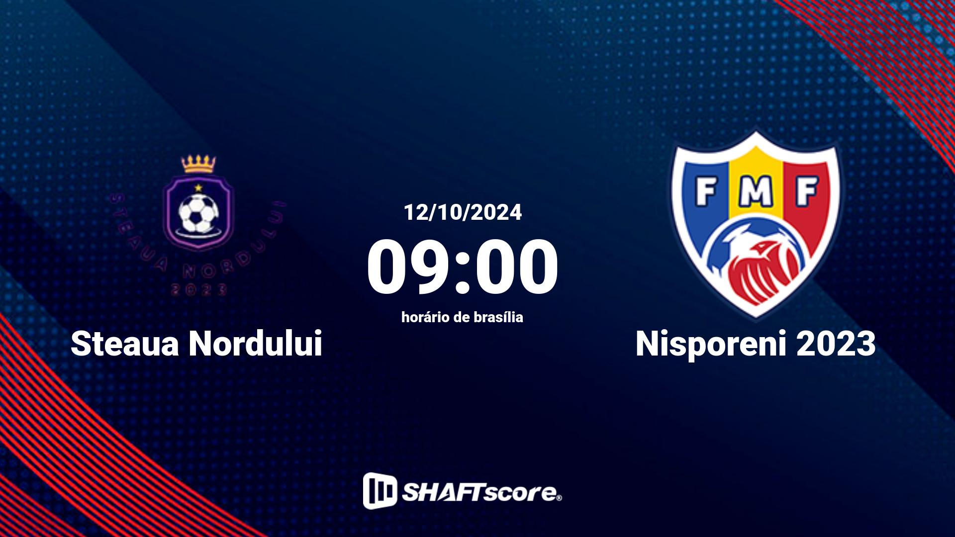 Estatísticas do jogo Steaua Nordului vs Nisporeni 2023 12.10 09:00