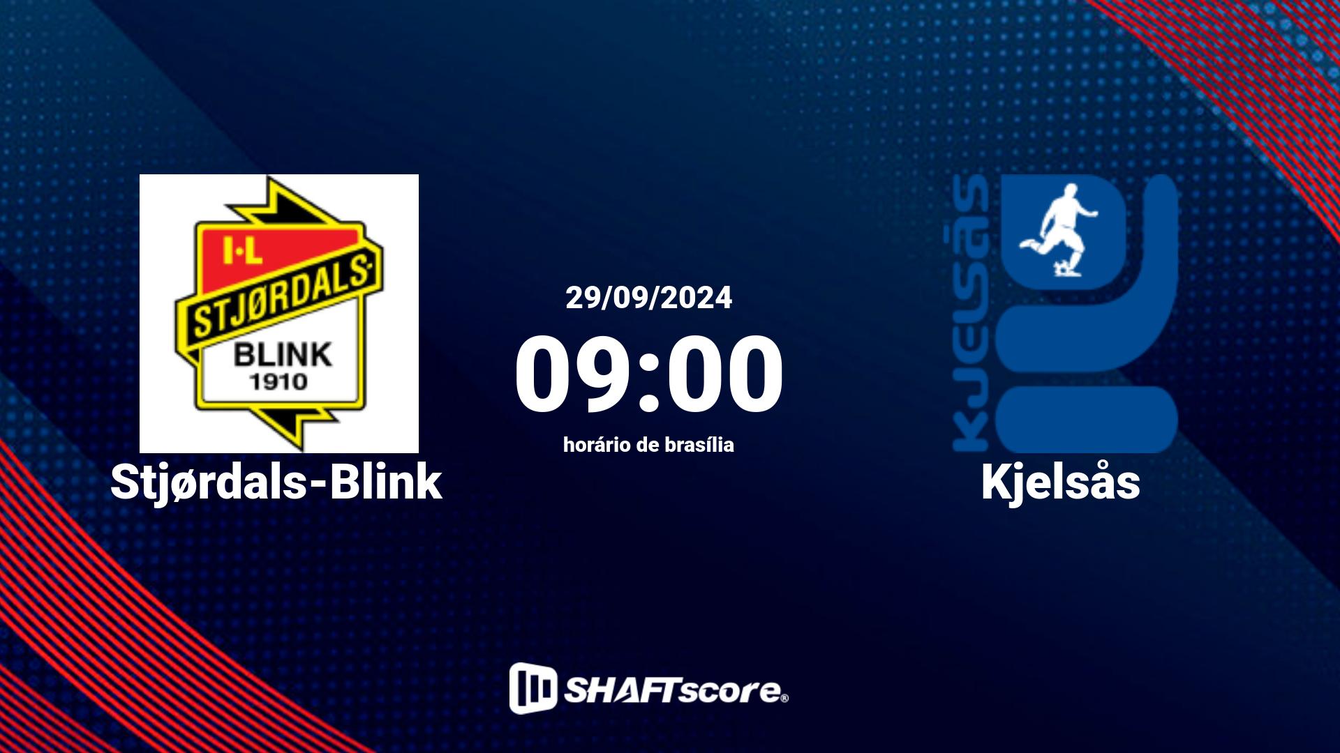 Estatísticas do jogo Stjørdals-Blink vs Kjelsås 29.09 09:00