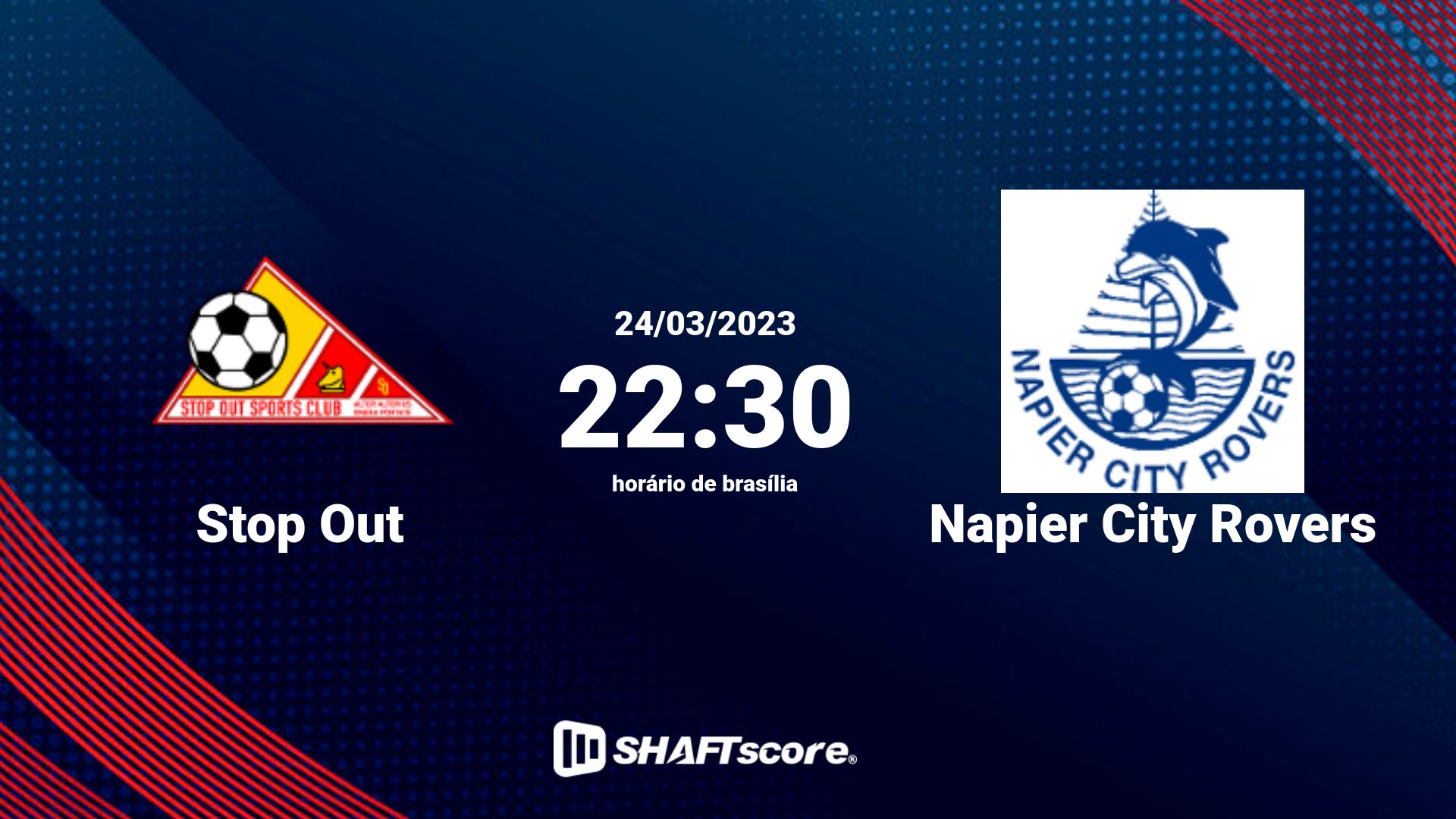 Estatísticas do jogo Stop Out vs Napier City Rovers 24.03 22:30
