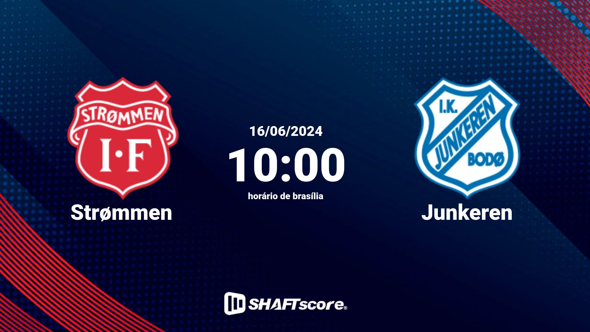 Estatísticas do jogo Strømmen vs Junkeren 16.06 10:00