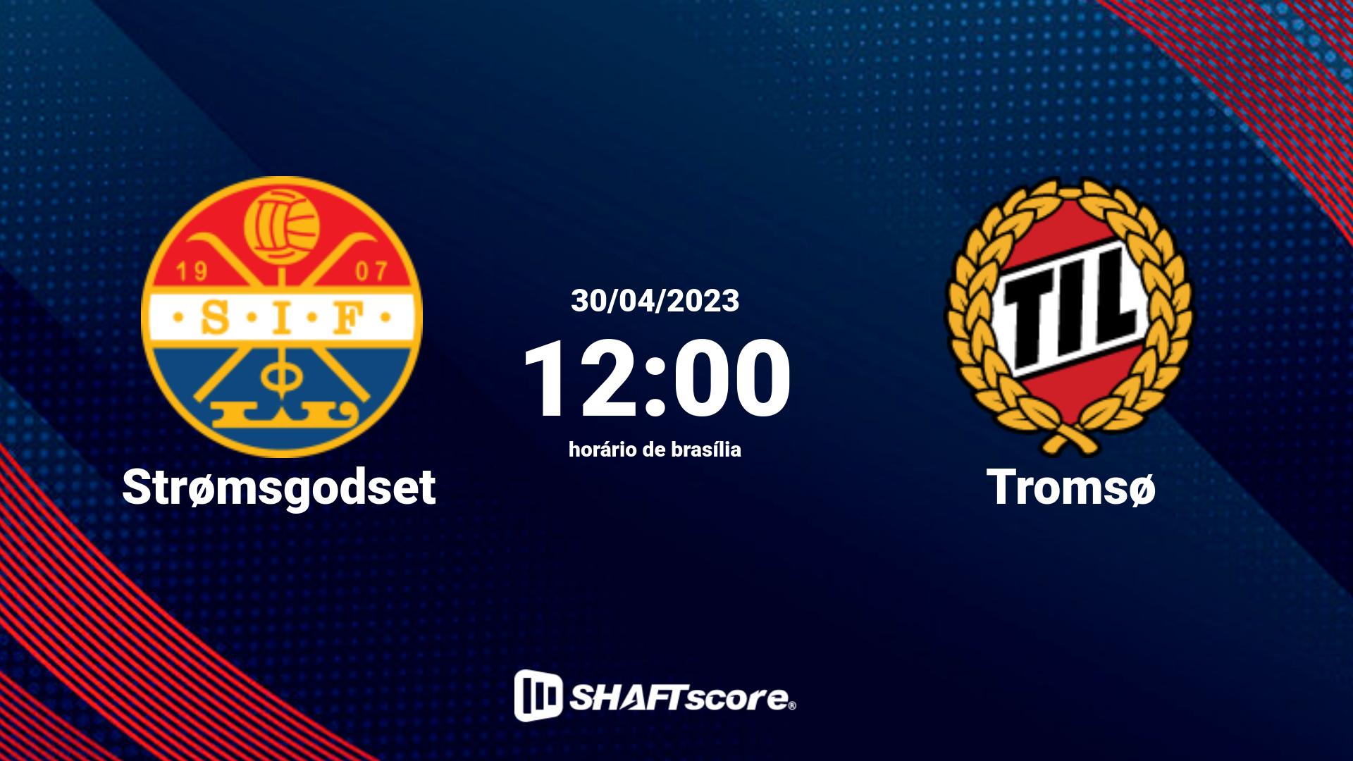 Estatísticas do jogo Strømsgodset vs Tromsø 30.04 12:00
