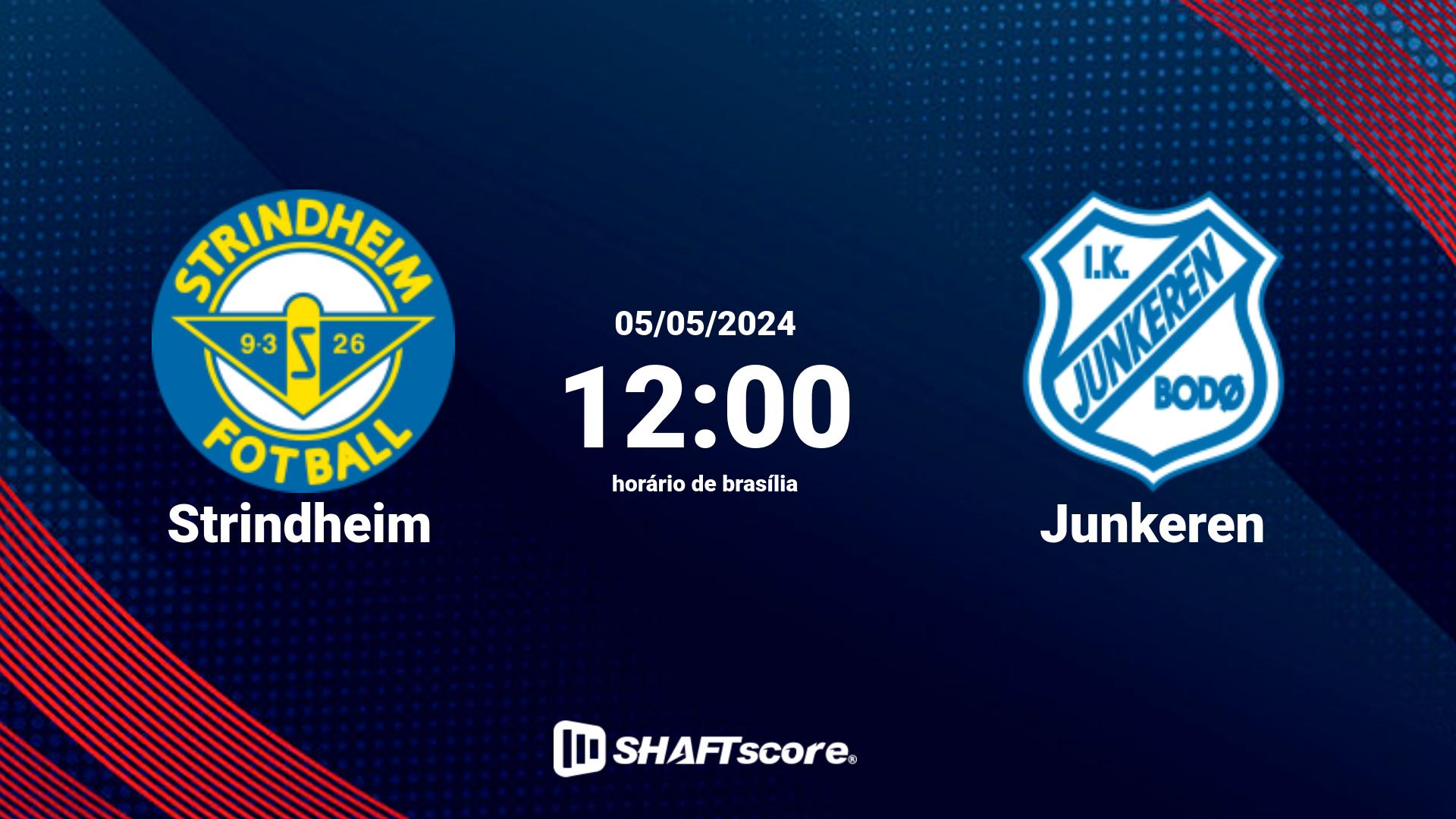 Estatísticas do jogo Strindheim vs Junkeren 05.05 12:00