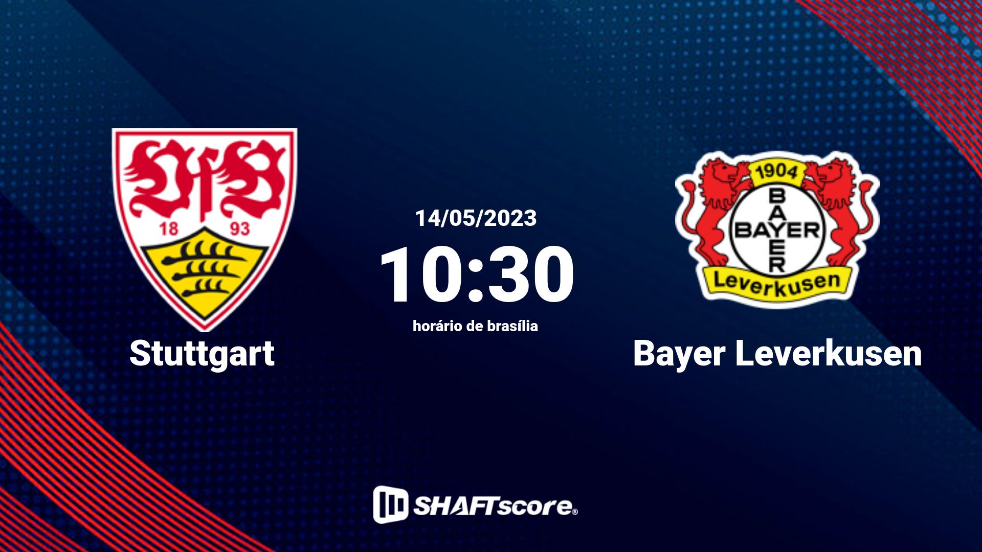 Estatísticas do jogo Stuttgart vs Bayer Leverkusen 14.05 10:30