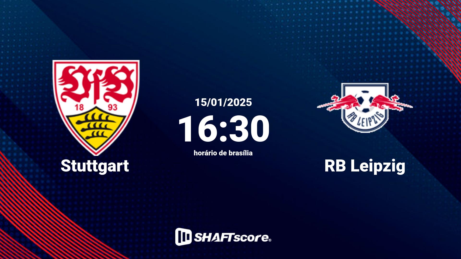 Estatísticas do jogo Stuttgart vs RB Leipzig 15.01 16:30