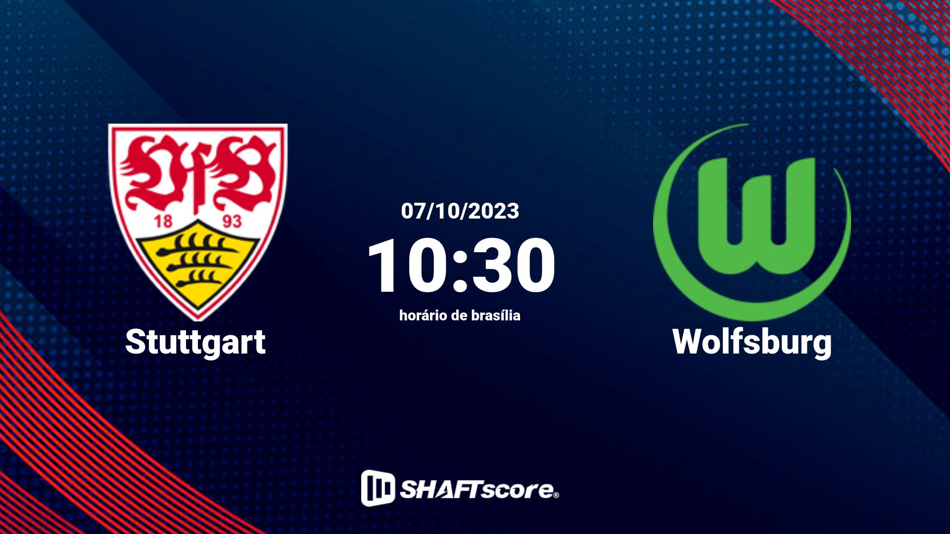 Estatísticas do jogo Stuttgart vs Wolfsburg 07.10 10:30