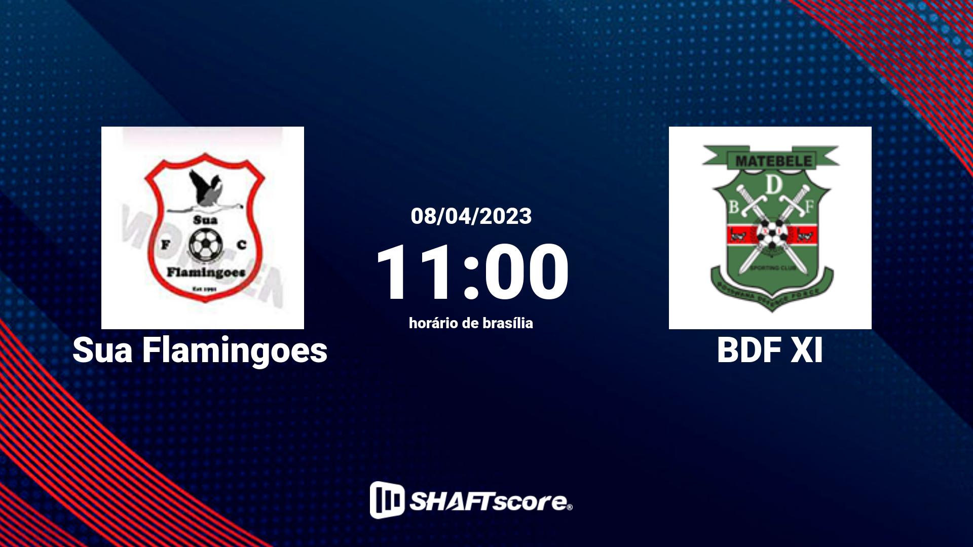 Estatísticas do jogo Sua Flamingoes vs BDF XI 08.04 11:00