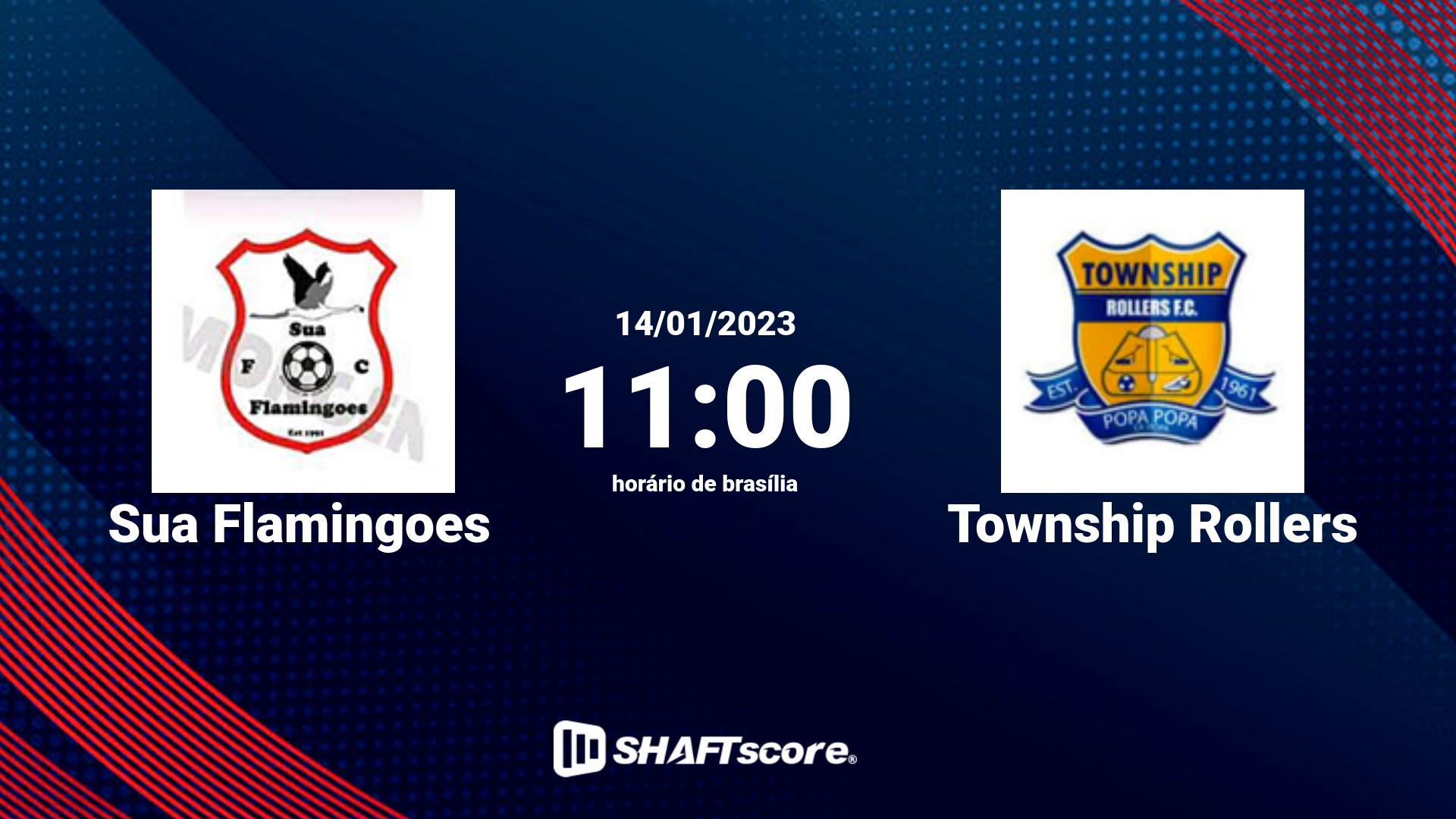 Estatísticas do jogo Sua Flamingoes vs Township Rollers 14.01 11:00