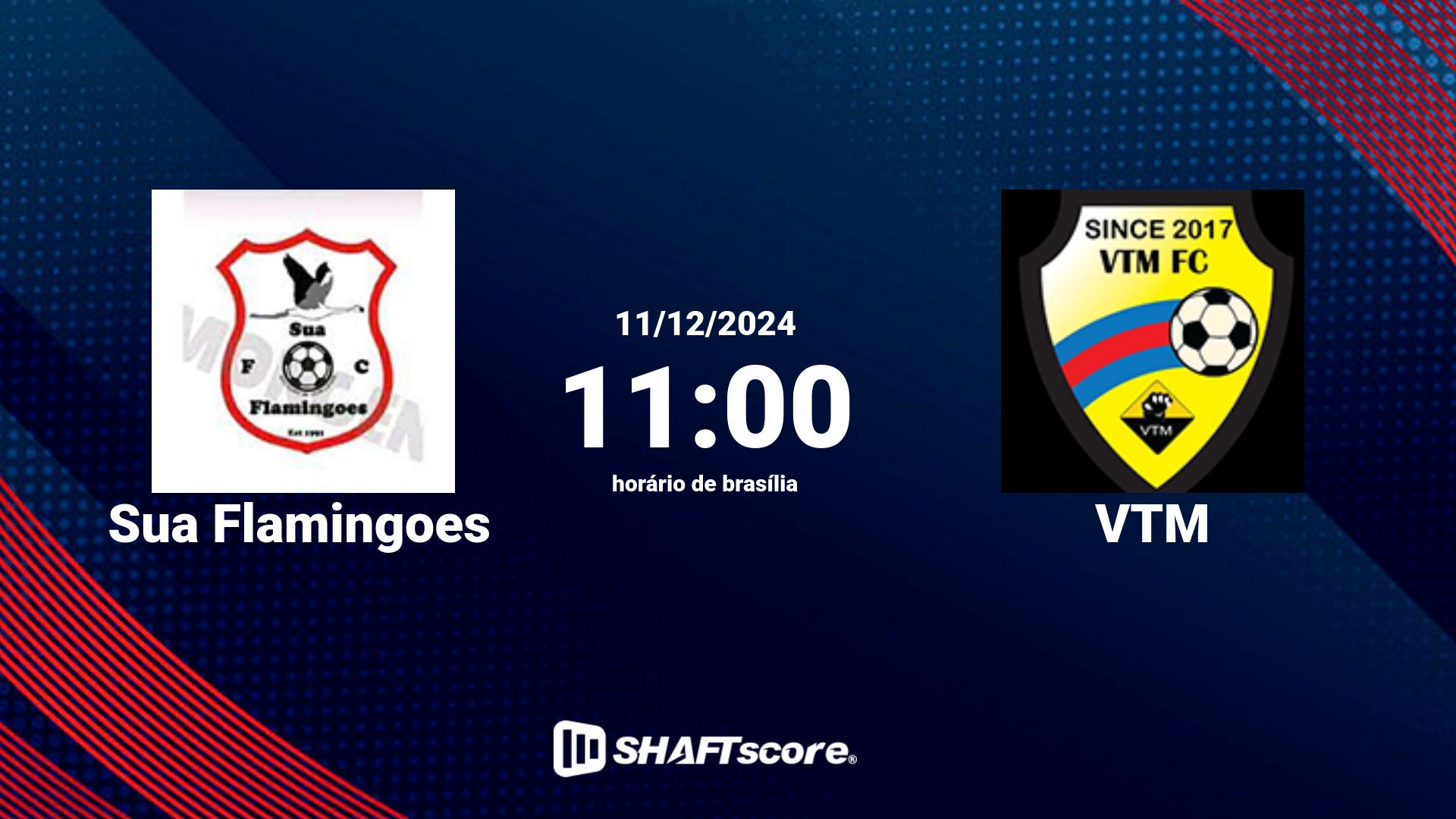 Estatísticas do jogo Sua Flamingoes vs VTM 11.12 11:00