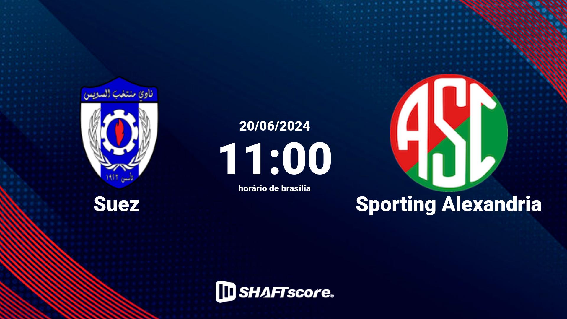 Estatísticas do jogo Suez vs Sporting Alexandria 20.06 11:00