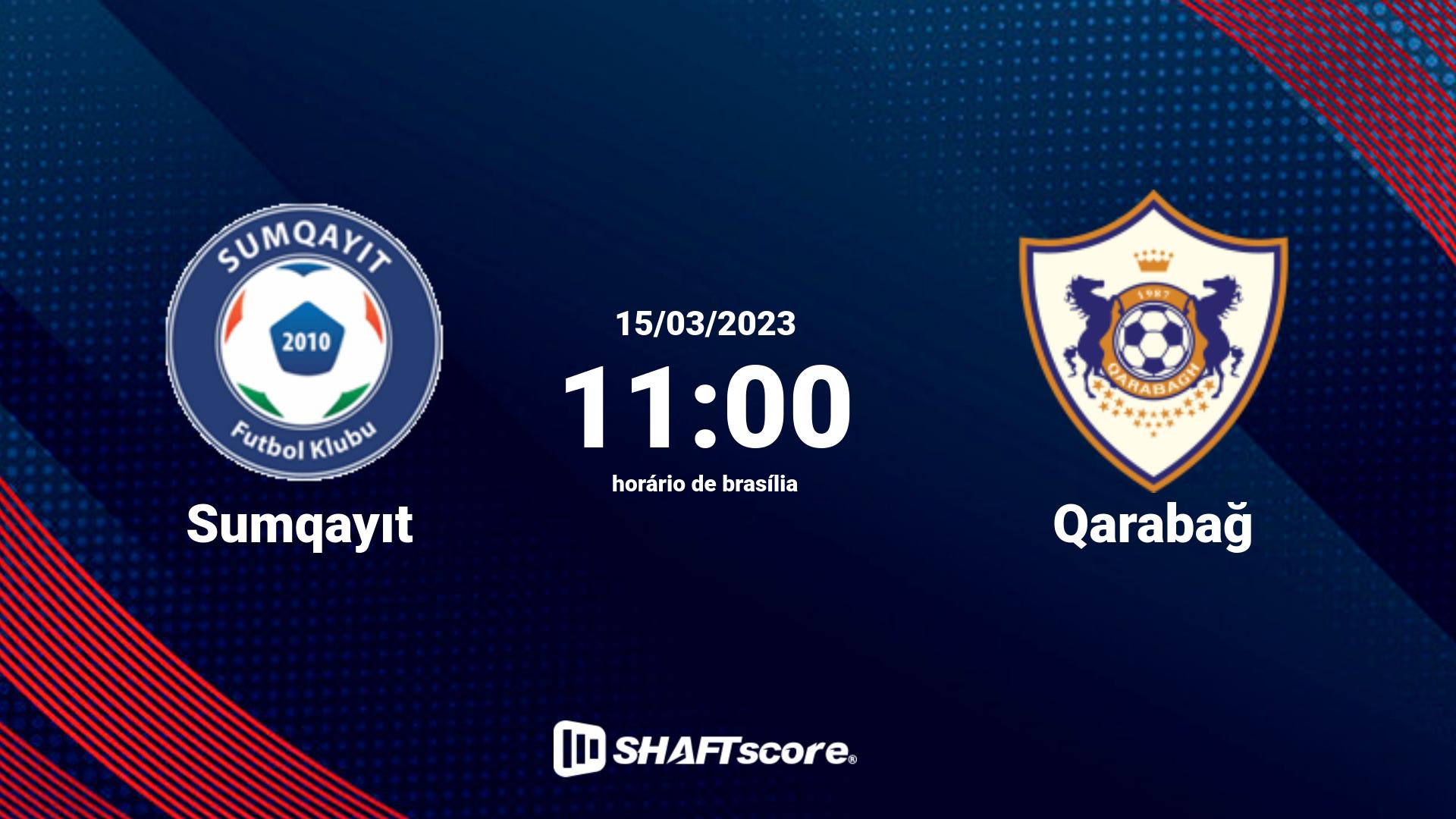 Estatísticas do jogo Sumqayıt vs Qarabağ 15.03 11:00