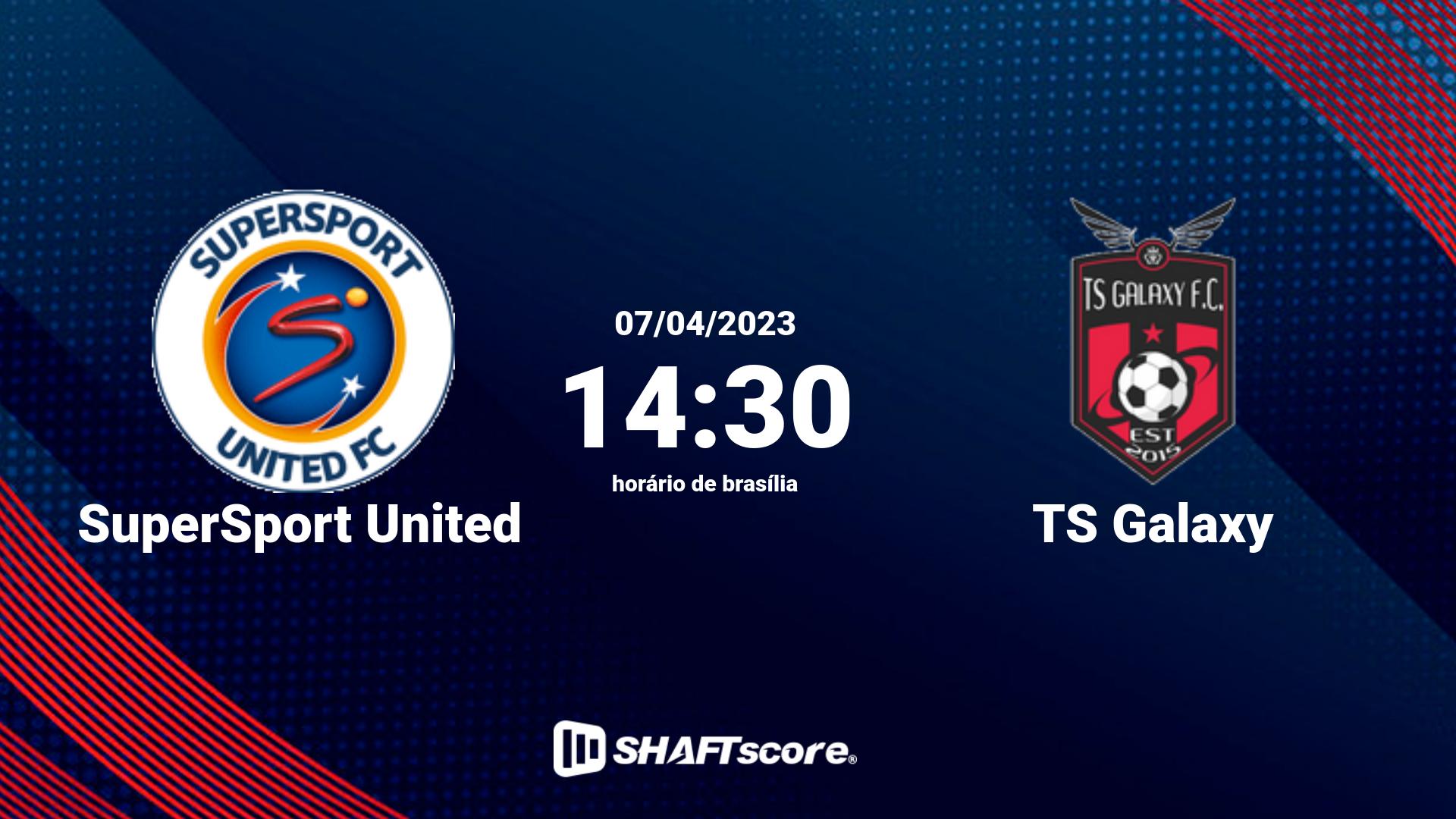 Estatísticas do jogo SuperSport United vs TS Galaxy 07.04 14:30