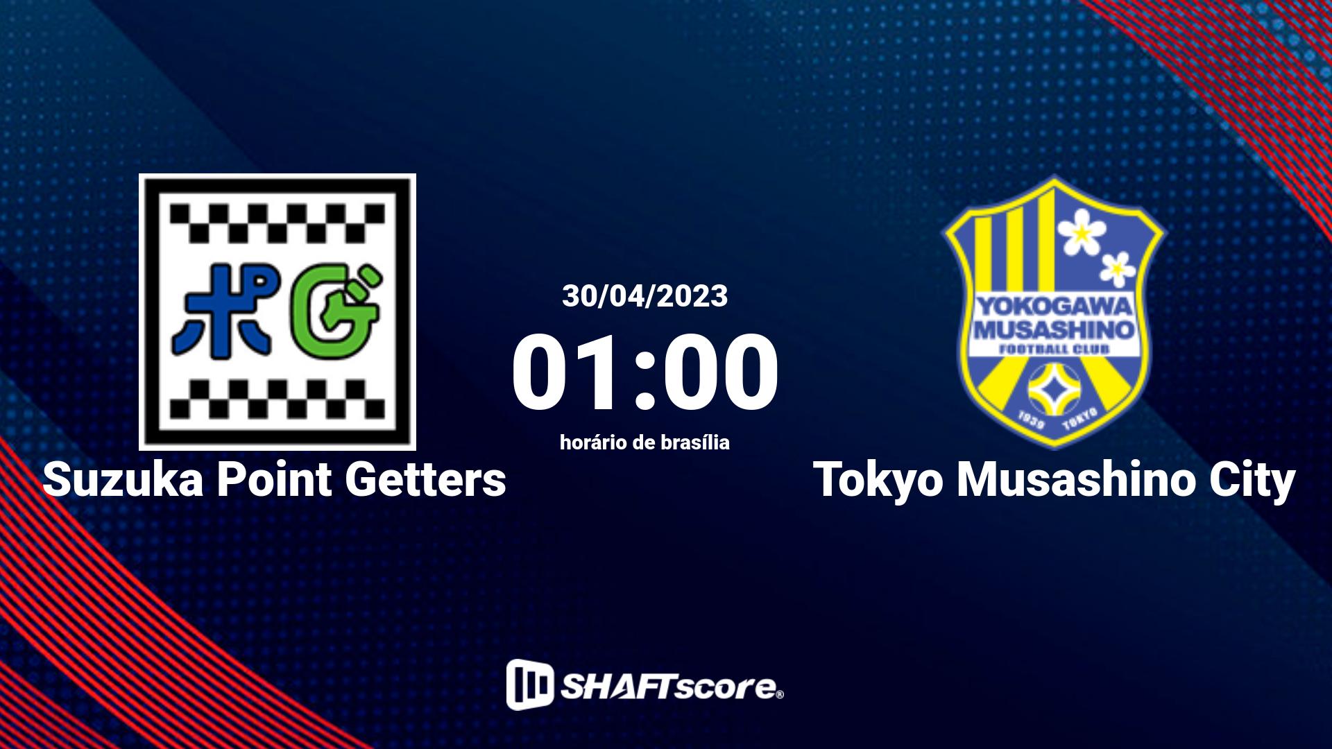 Estatísticas do jogo Suzuka Point Getters vs Tokyo Musashino City 30.04 01:00