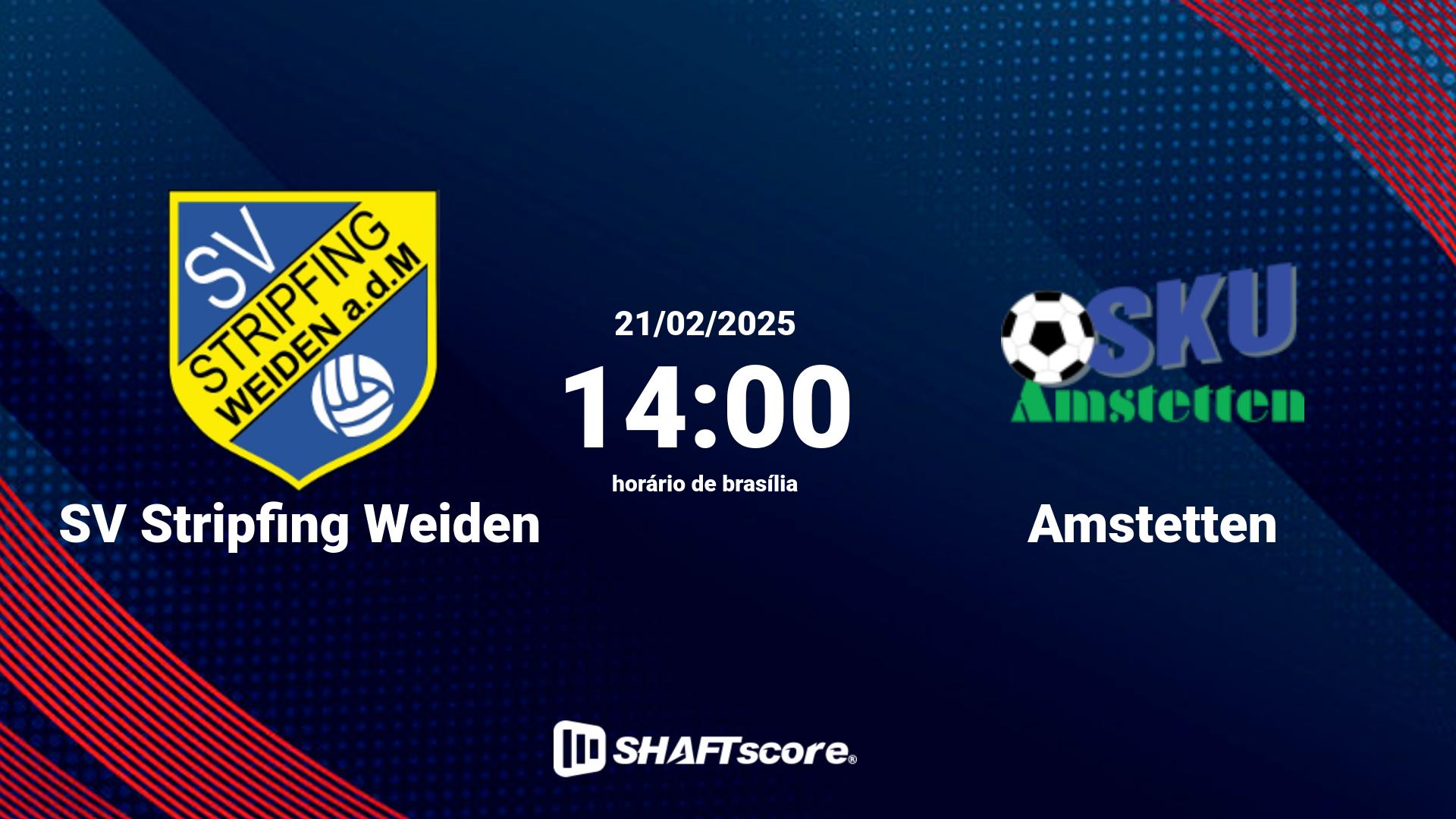 Estatísticas do jogo SV Stripfing Weiden vs Amstetten 21.02 14:00