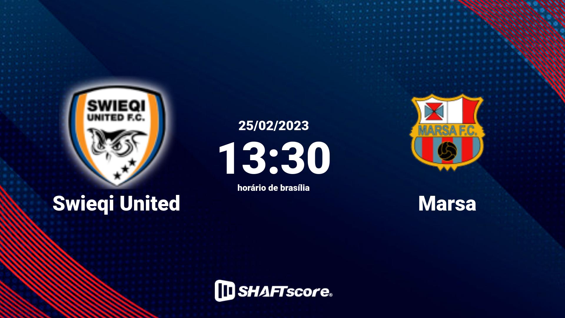 Estatísticas do jogo Swieqi United vs Marsa 25.02 13:30