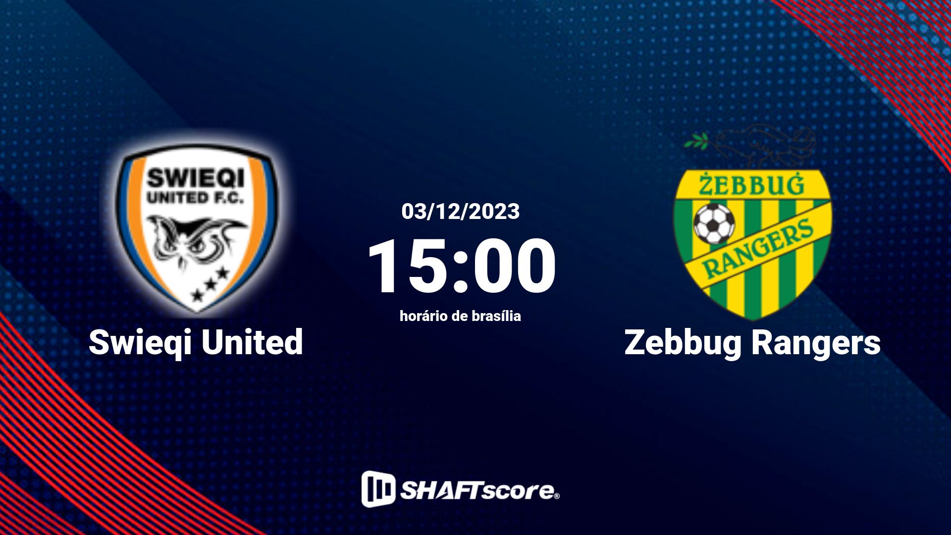 Estatísticas do jogo Swieqi United vs Zebbug Rangers 03.12 15:00