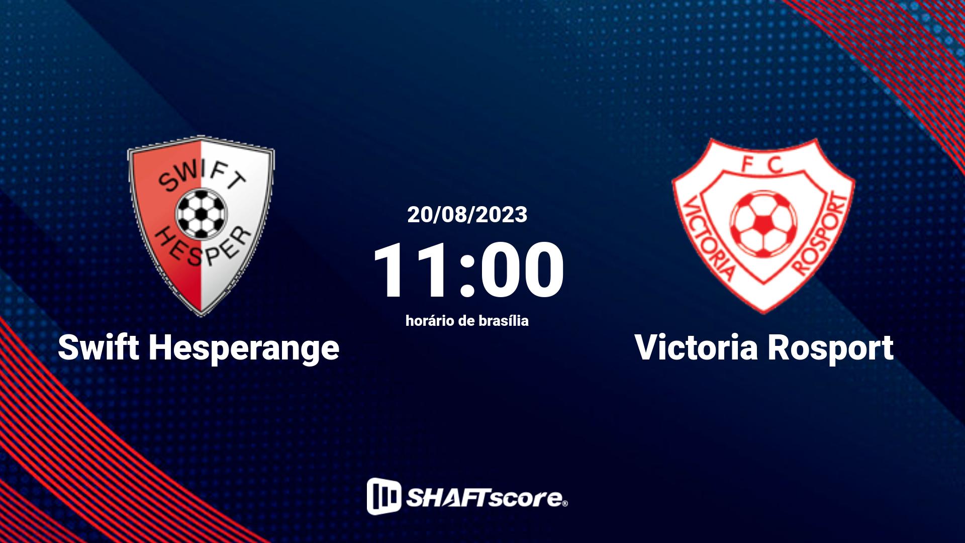 Estatísticas do jogo Swift Hesperange vs Victoria Rosport 20.08 11:00