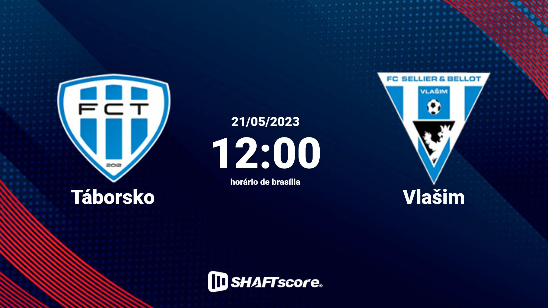 Estatísticas do jogo Táborsko vs Vlašim 21.05 12:00