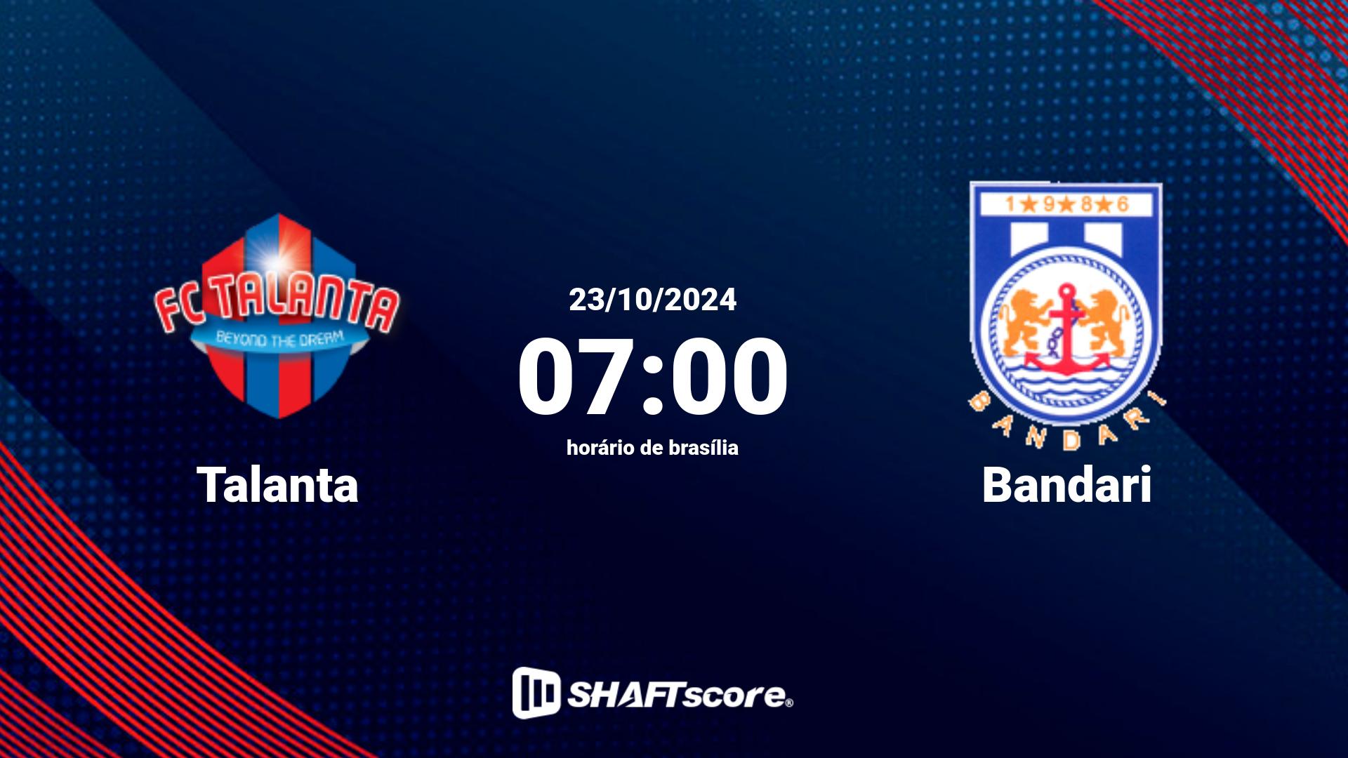 Estatísticas do jogo Talanta vs Bandari 23.10 07:00