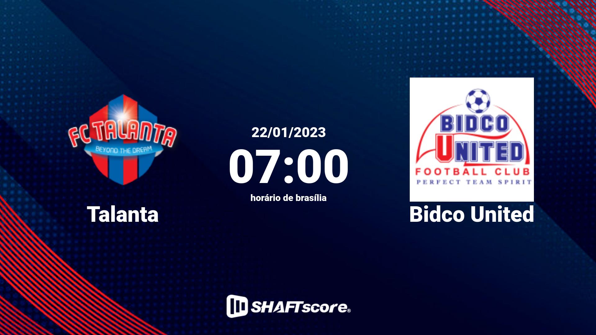 Estatísticas do jogo Talanta vs Bidco United 22.01 07:00