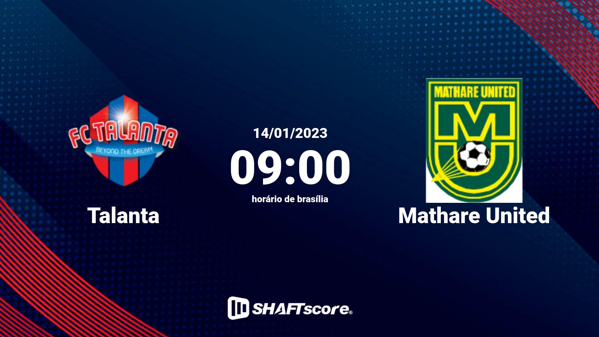 Estatísticas do jogo Talanta vs Mathare United 14.01 09:00