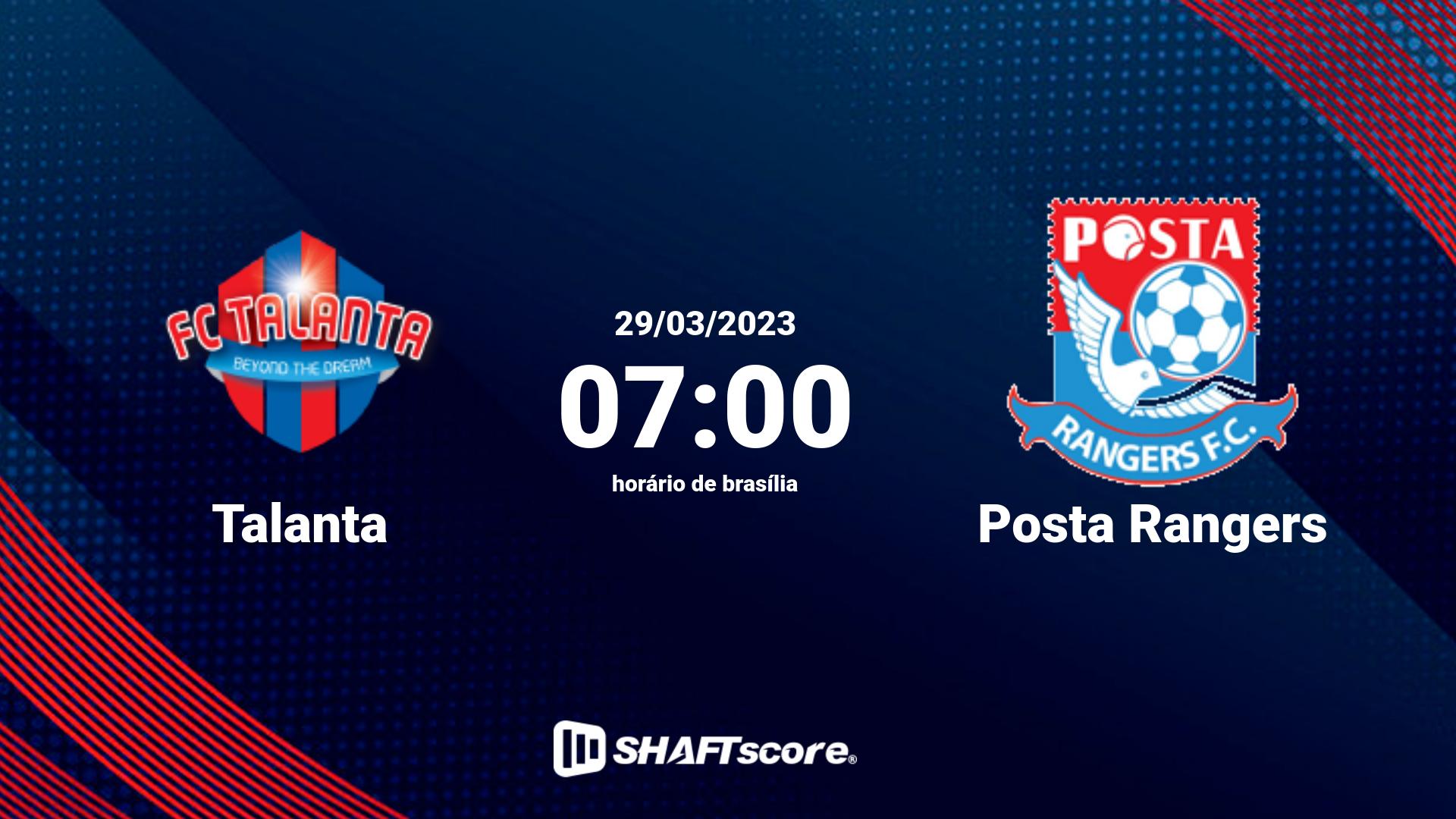 Estatísticas do jogo Talanta vs Posta Rangers 29.03 07:00