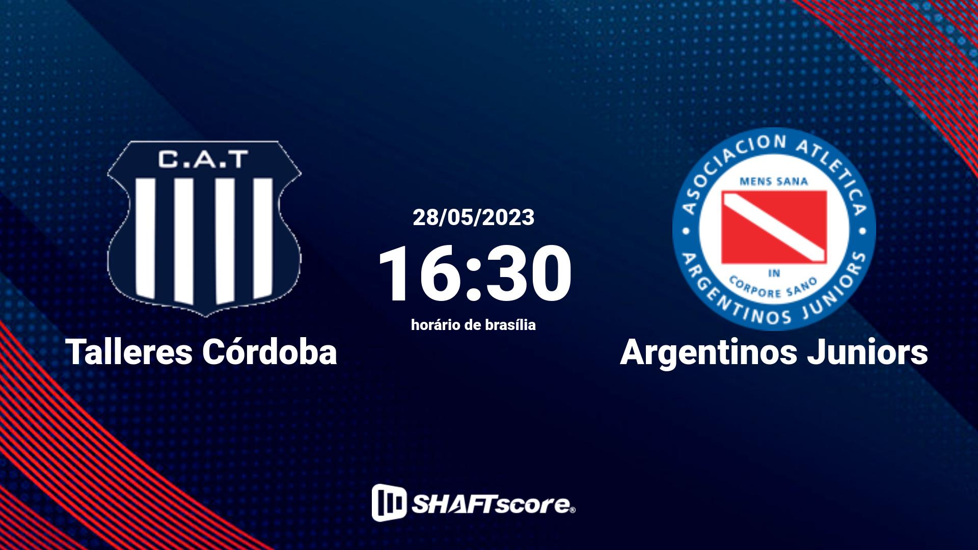 Estatísticas do jogo Talleres Córdoba vs Argentinos Juniors 28.05 16:30