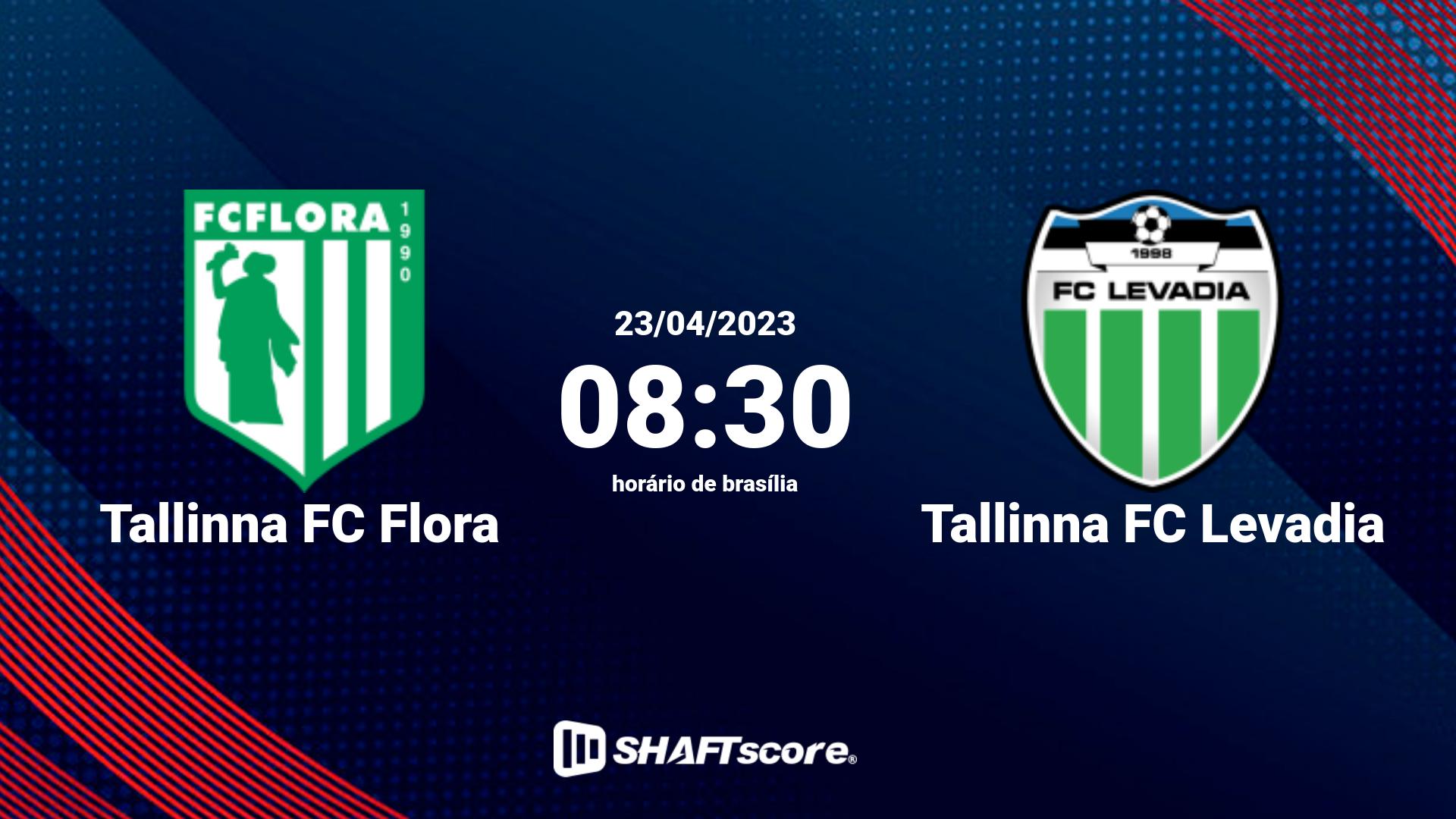 Estatísticas do jogo Tallinna FC Flora vs Tallinna FC Levadia 23.04 08:30