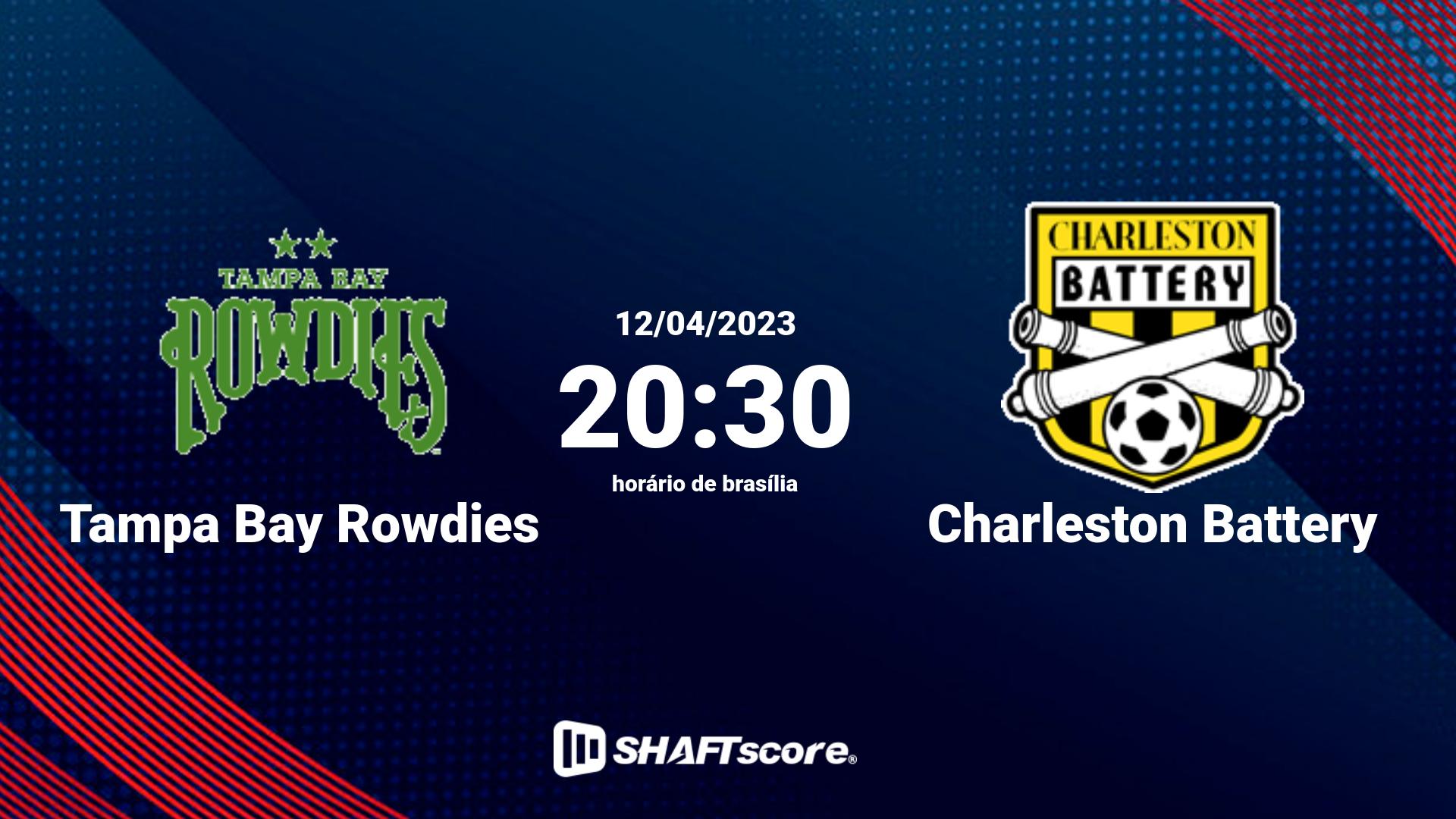 Estatísticas do jogo Tampa Bay Rowdies vs Charleston Battery 12.04 20:30