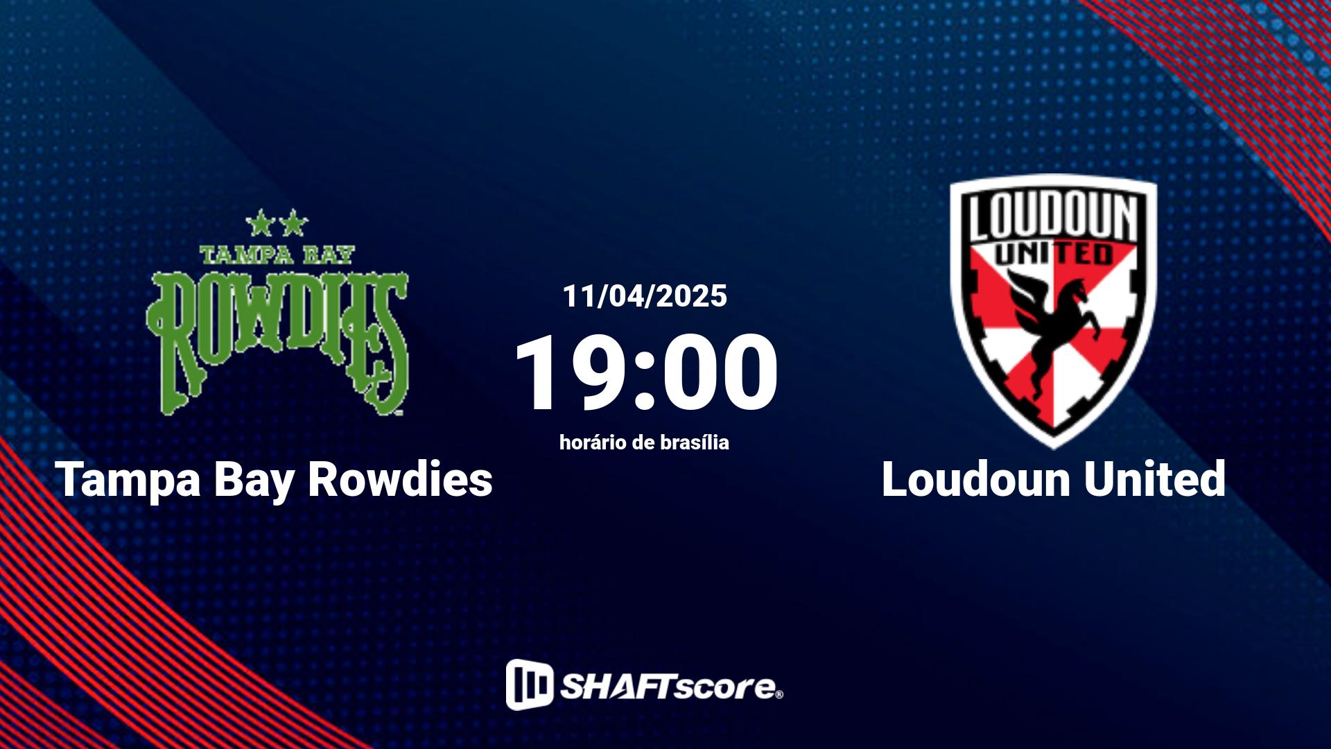 Estatísticas do jogo Tampa Bay Rowdies vs Loudoun United 11.04 19:00