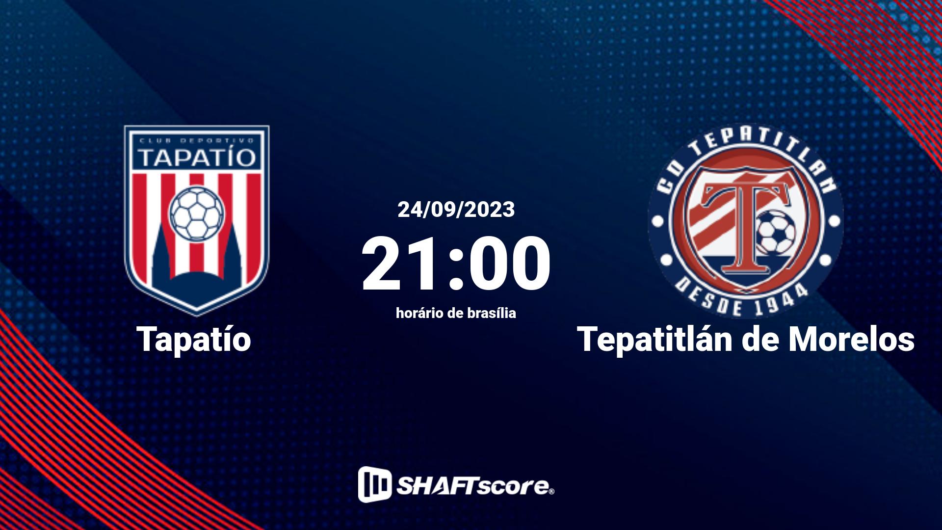 Estatísticas do jogo Tapatío vs Tepatitlán de Morelos 24.09 21:00