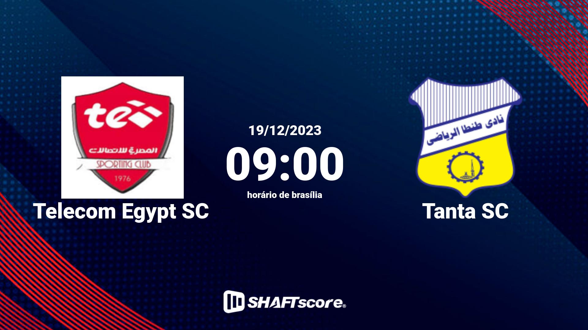 Estatísticas do jogo Telecom Egypt SC vs Tanta SC 19.12 09:00