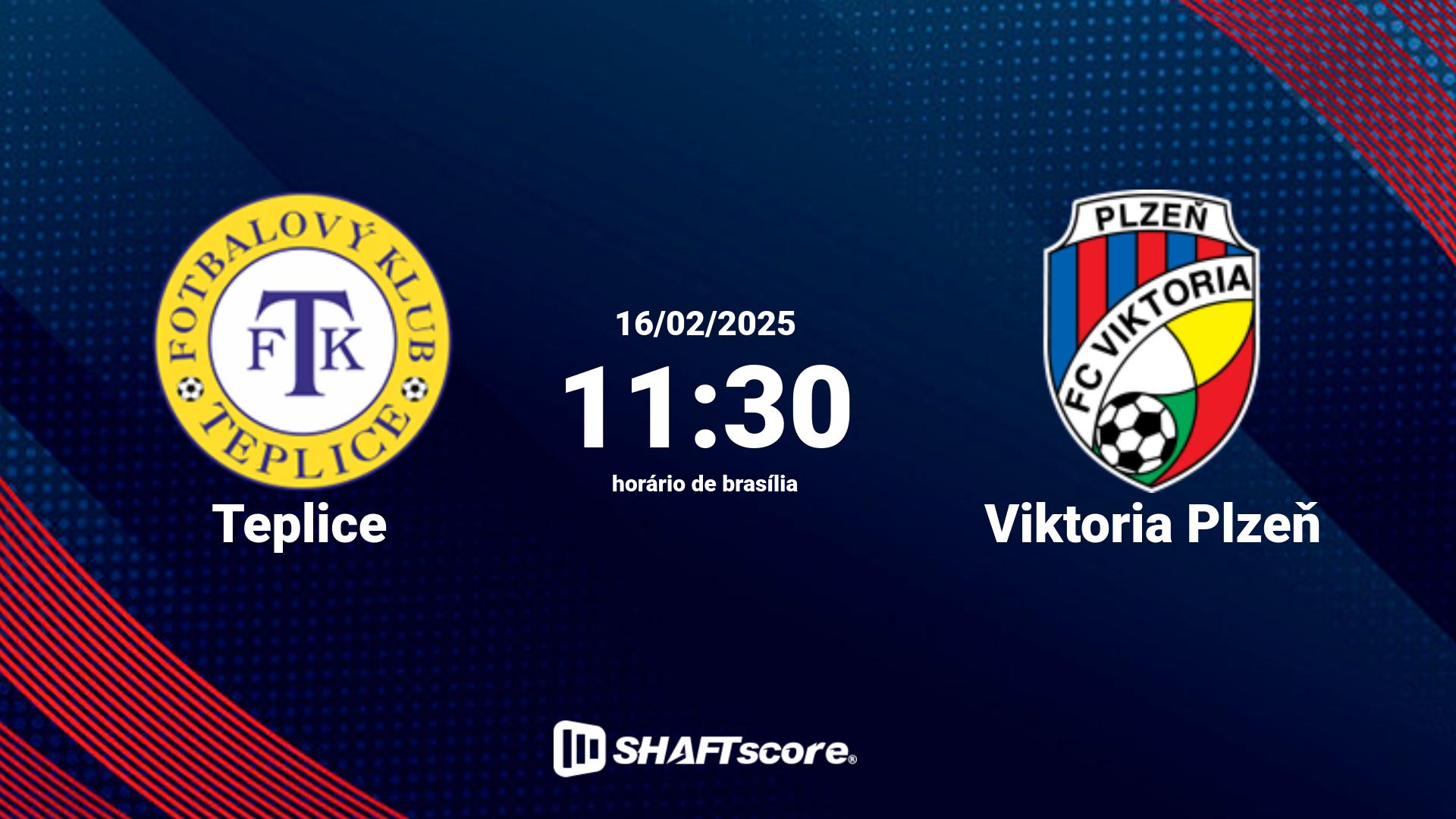 Estatísticas do jogo Teplice vs Viktoria Plzeň 16.02 11:30