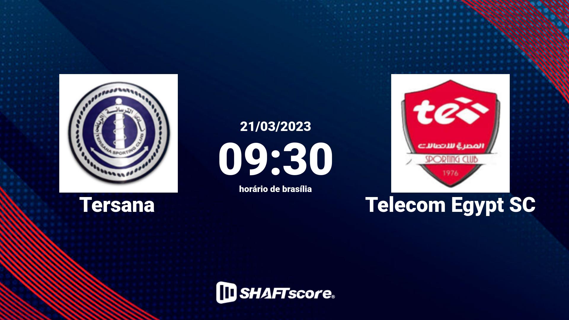 Estatísticas do jogo Tersana vs Telecom Egypt SC 21.03 09:30