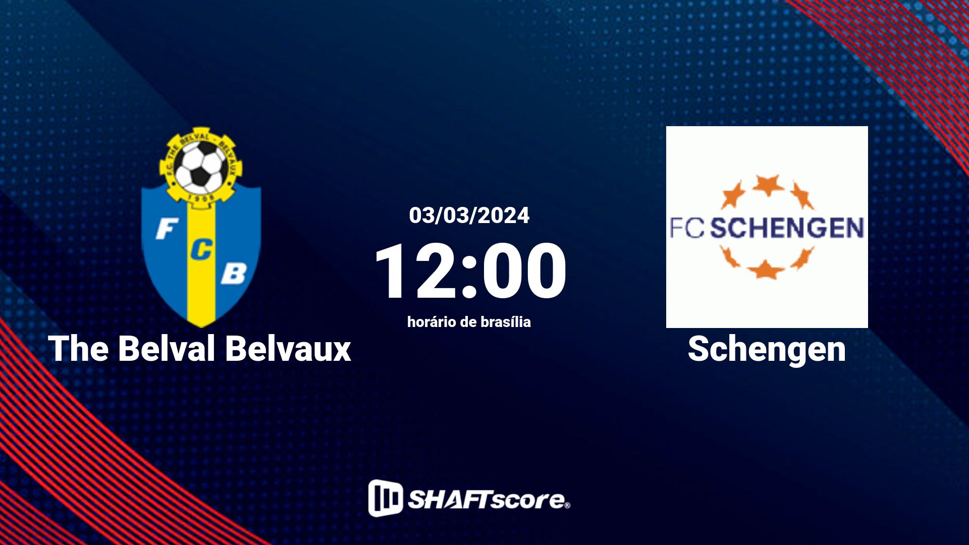 Estatísticas do jogo The Belval Belvaux vs Schengen 03.03 12:00