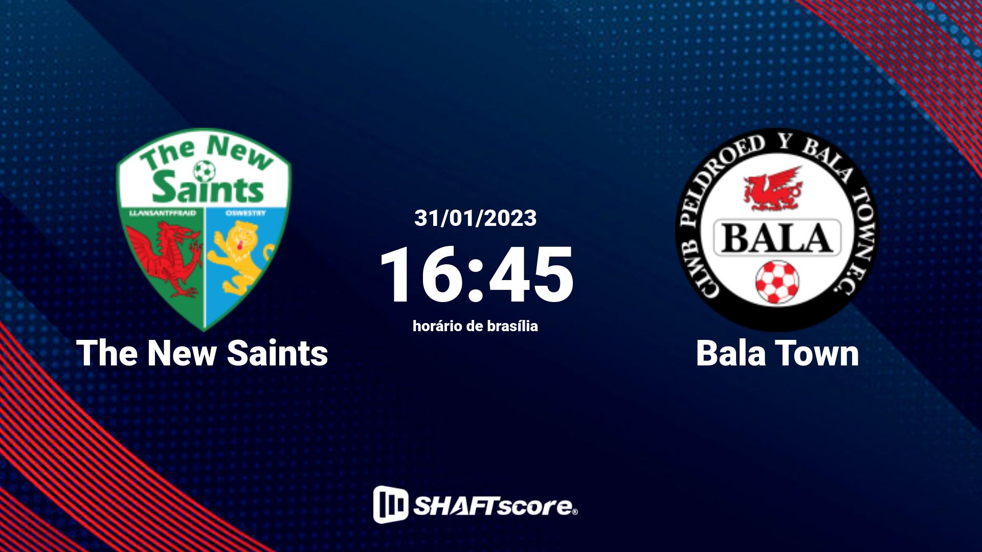 Estatísticas do jogo The New Saints vs Bala Town 31.01 16:45