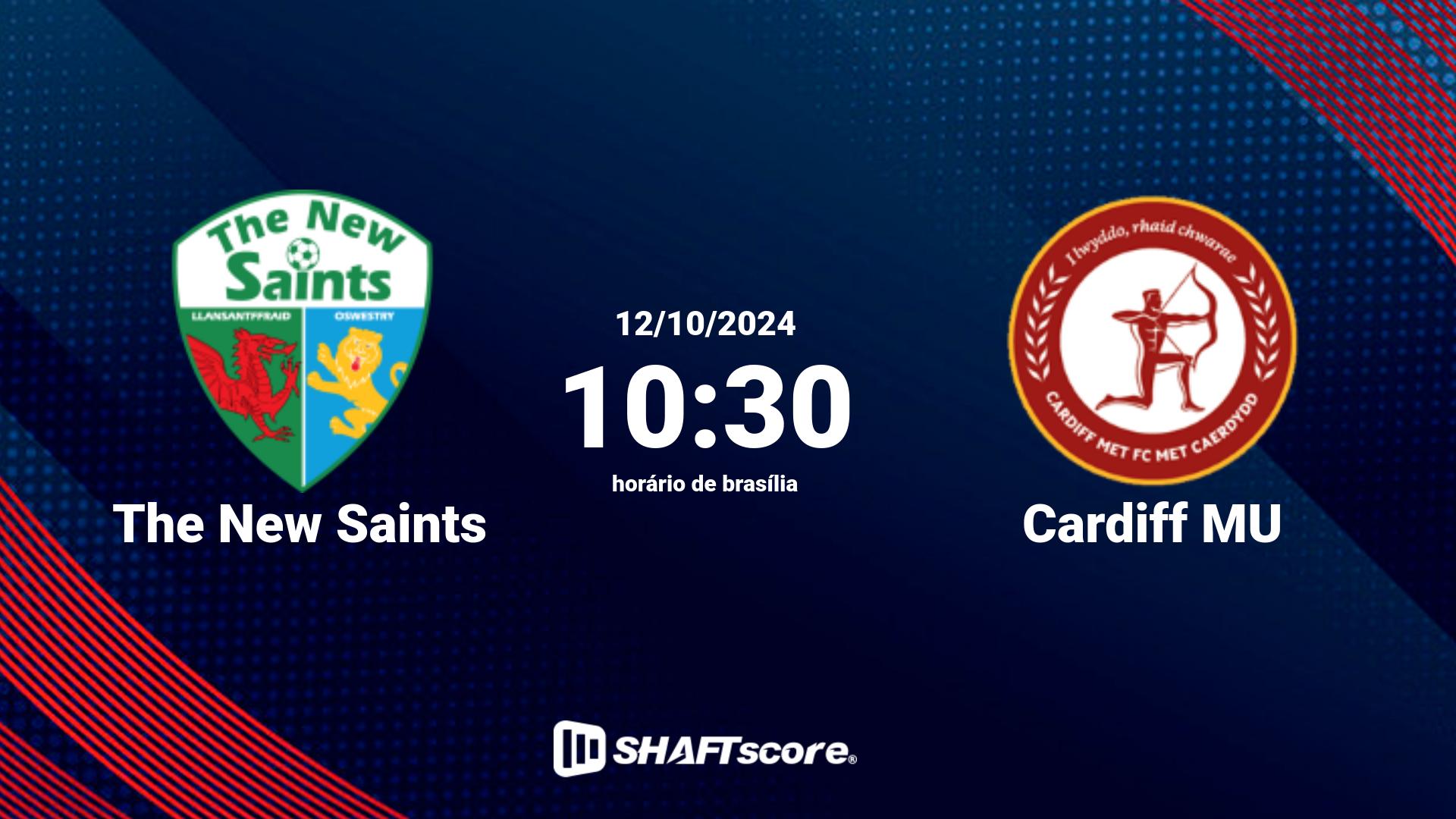 Estatísticas do jogo The New Saints vs Cardiff MU 12.10 10:30