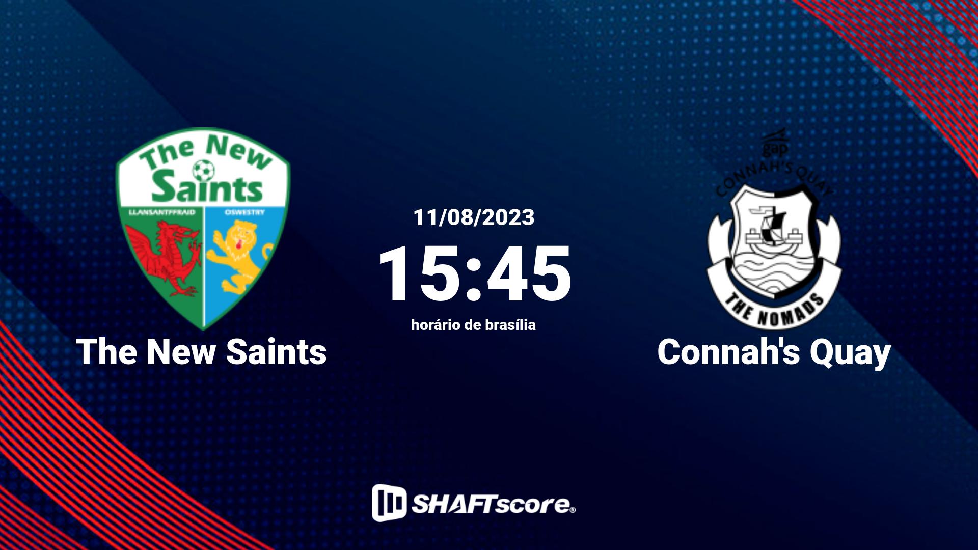 Estatísticas do jogo The New Saints vs Connah's Quay 11.08 15:45