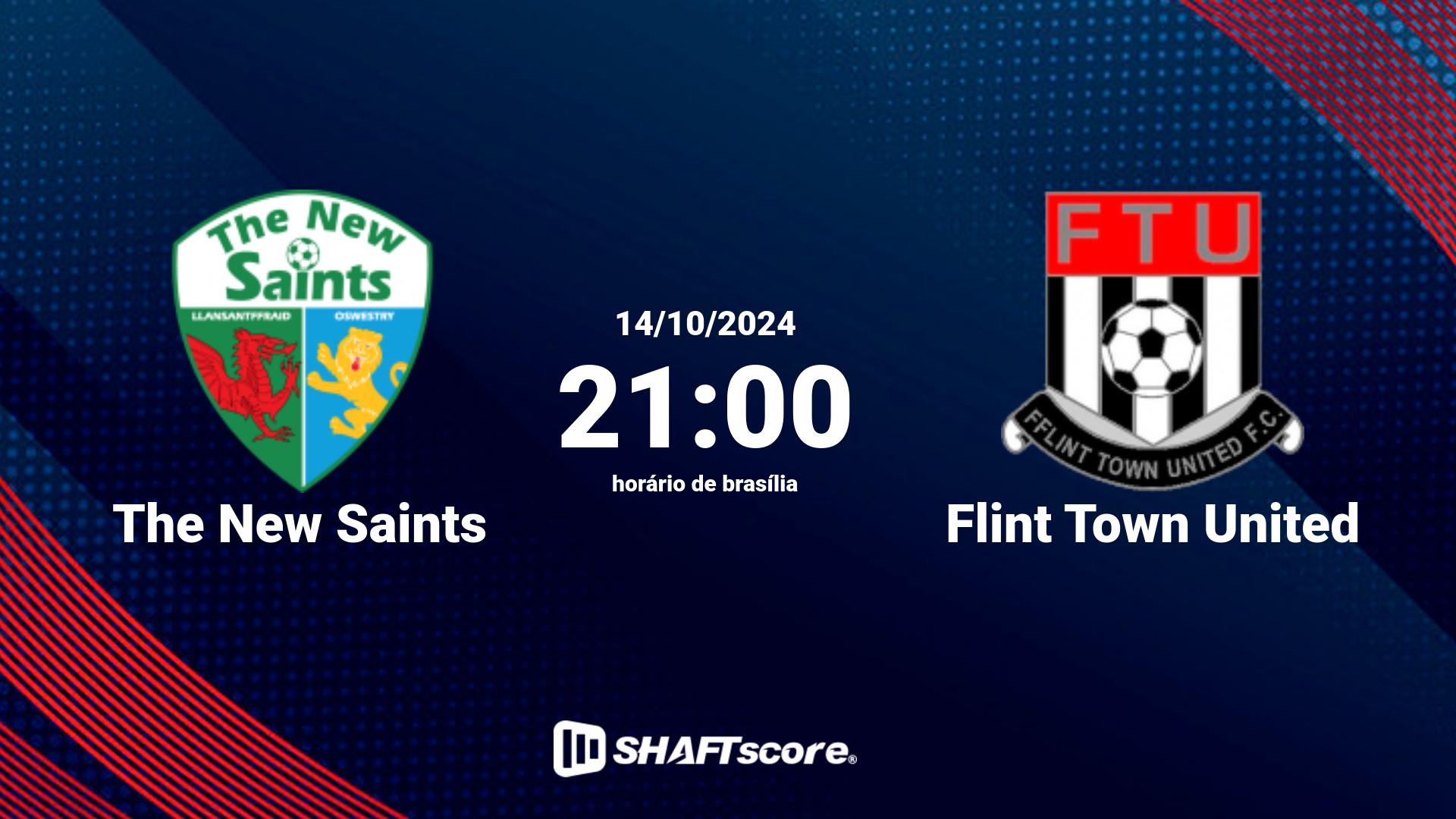 Estatísticas do jogo The New Saints vs Flint Town United 14.10 21:00